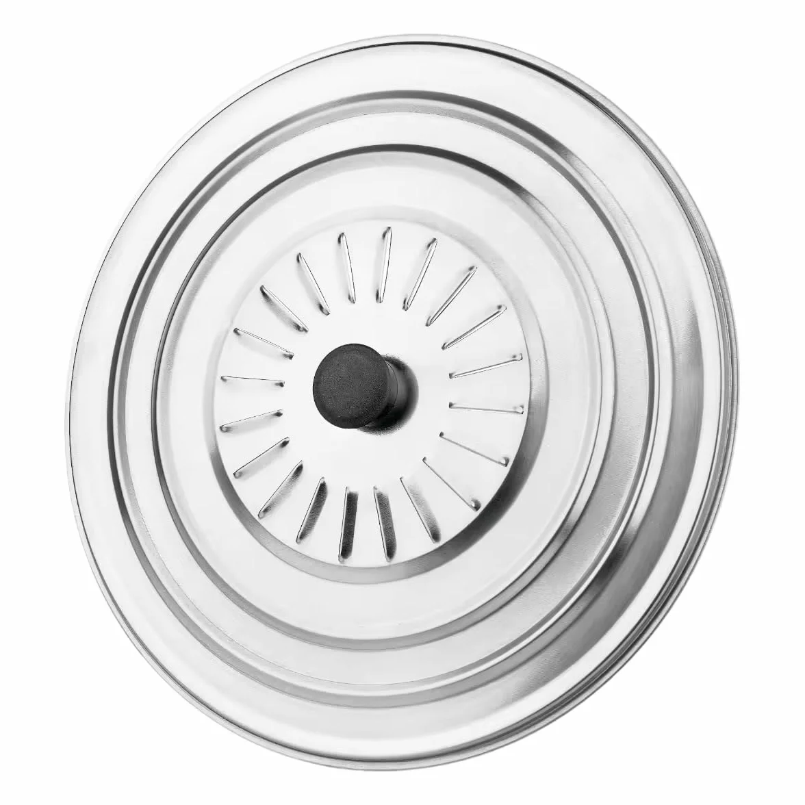 CABLEPELADO Tapa Multiusos 18 cm Acero Inoxidable Anti Salpicaduras para Sartenes y Ollas