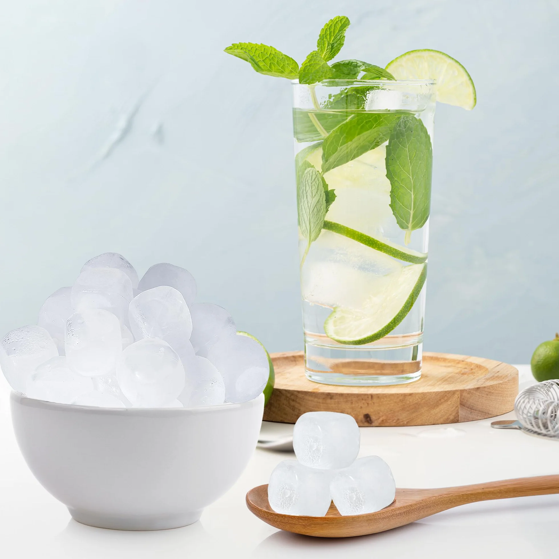 Cubitos Hielo Reutilizables 18 Uds – Plástico Alimentario BPA Free – Enfriadores Bebidas Sin Diluir