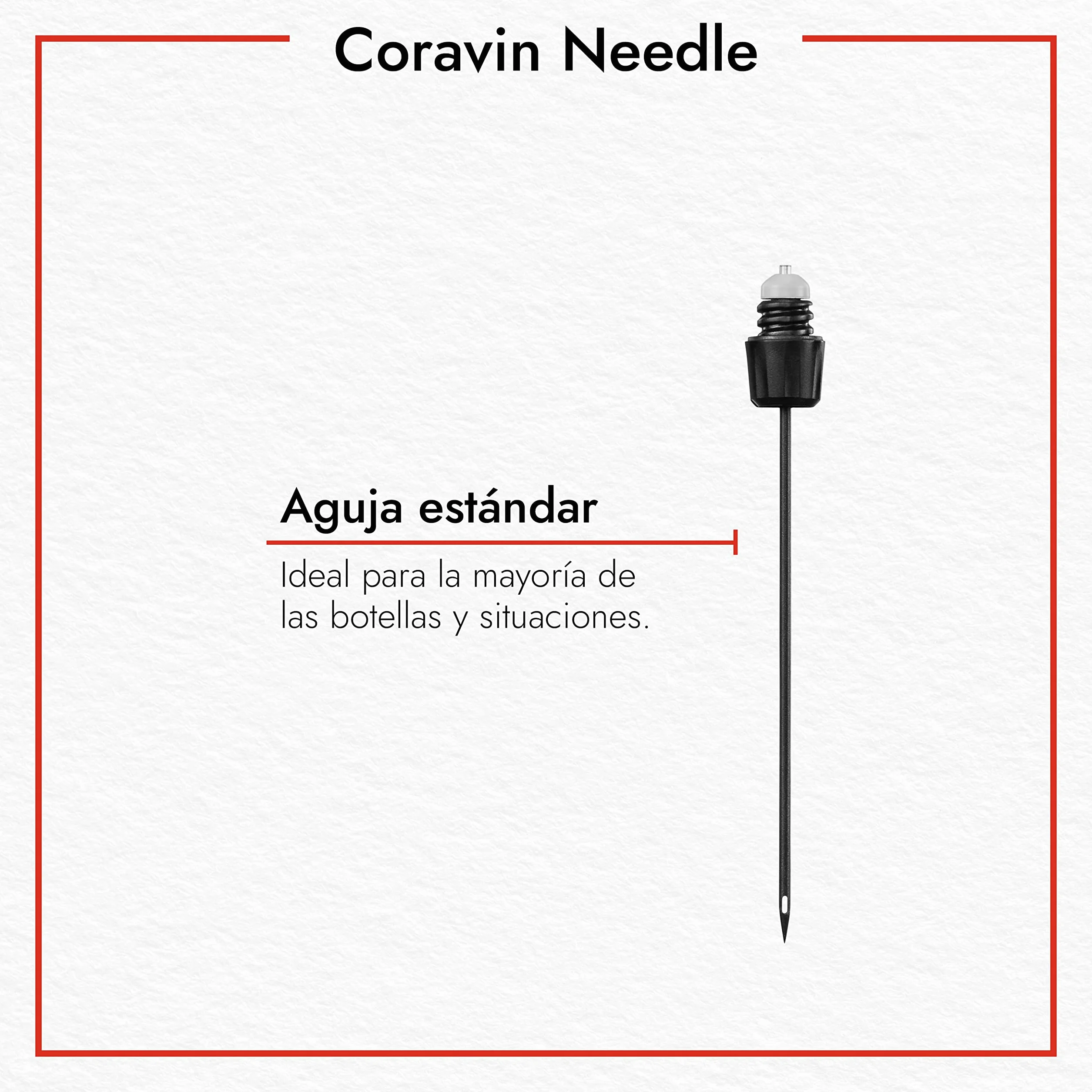 Coravin Aguja estándar Timeless - Reemplazo para Sistema de conservación de Vino