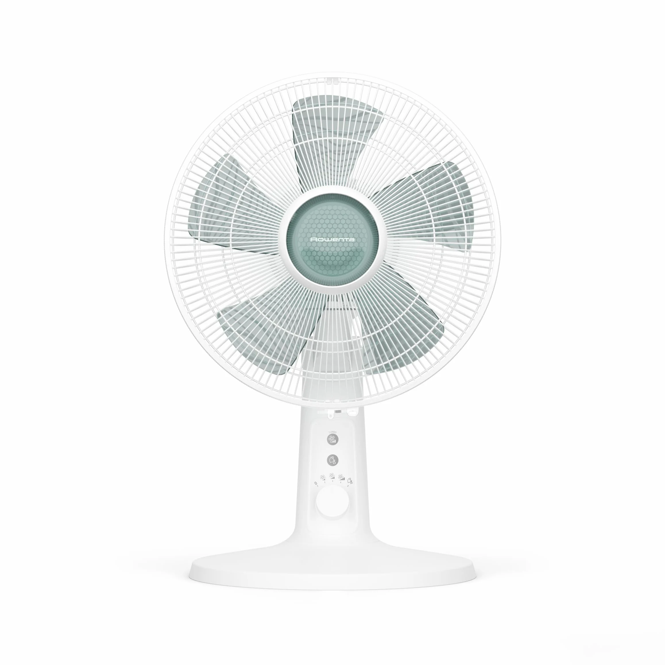 Rowenta Turbo Silence Extreme Ventilador de Mesa 32dB 4 Velocidades Modo Turbo Oscilación 120° 7.5m 43 m³/min Motor Effitech (Reacondicionado)