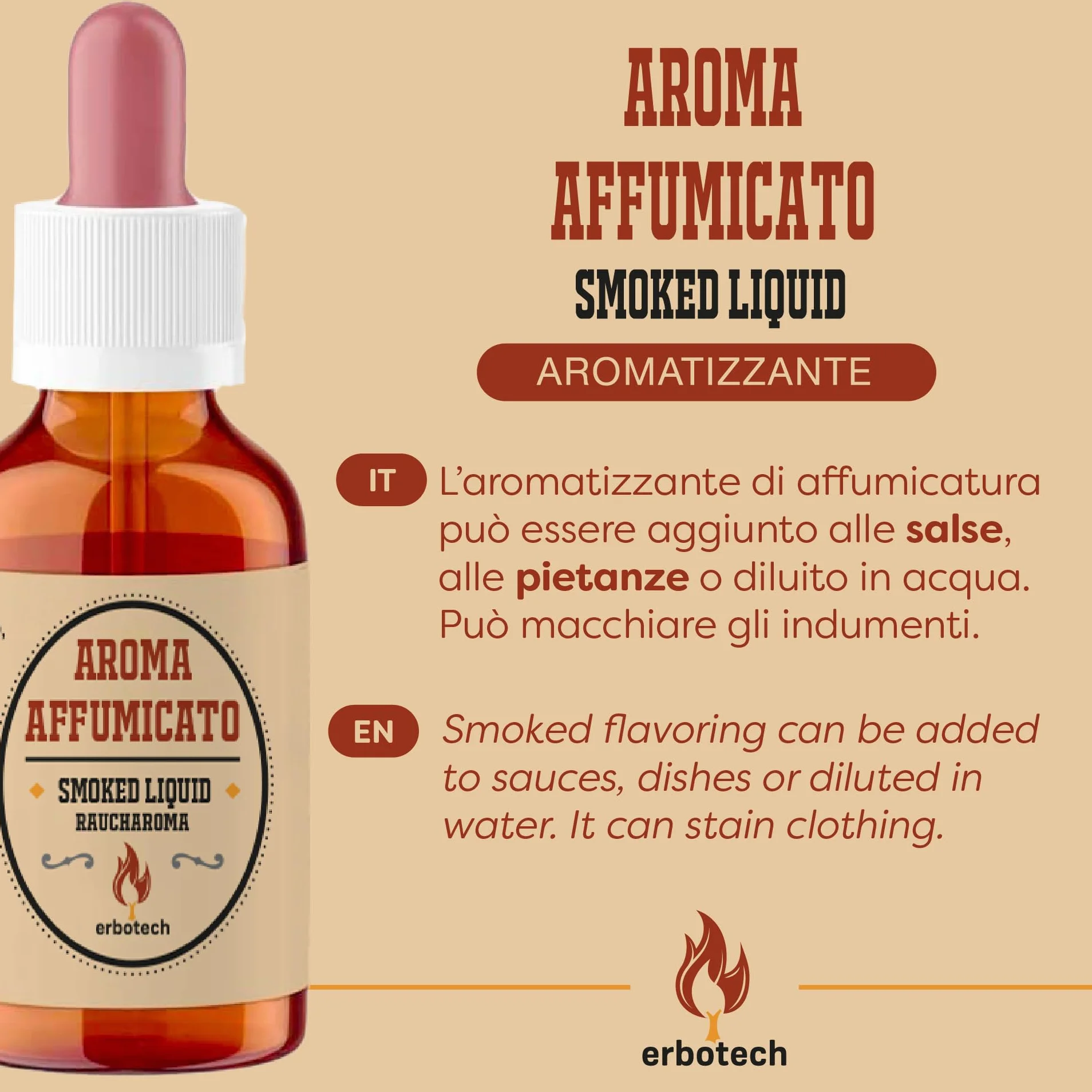 Humo Líquido Aditivo Alimentario Concentrado Ahumado 30 ml