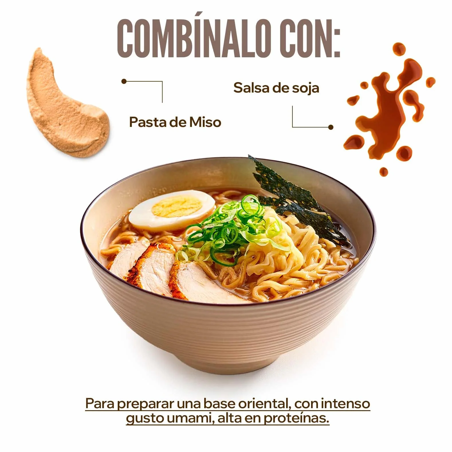 HSN Caldo de Pollo Proteico en Polvo 500g 33 Tomas Alto en Proteínas No-GMO Sin Gluten