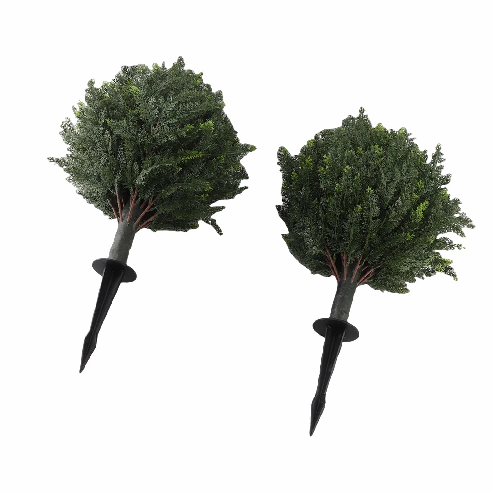 Acouto Árbol Topiario de Ciprés Artificial, Material de PE Duradero, Vegetación Exuberante, Fácil Instalación, Mantenimiento Cero para Jardines y Patios