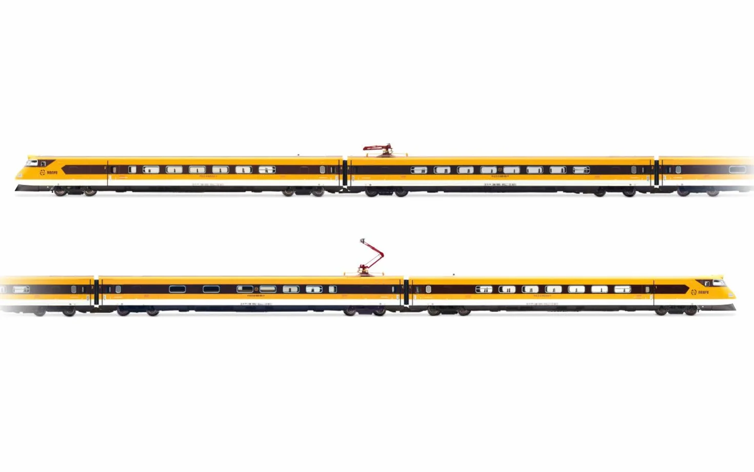 Electrotren HE2015S RENFE, basculante de Alta Velocidad EMU Clase 443, con Techo marrón y Logo Moderno, EP. IVb, con decodificador de Sonido DCC Modelo RailwayLoco - Eléctrico