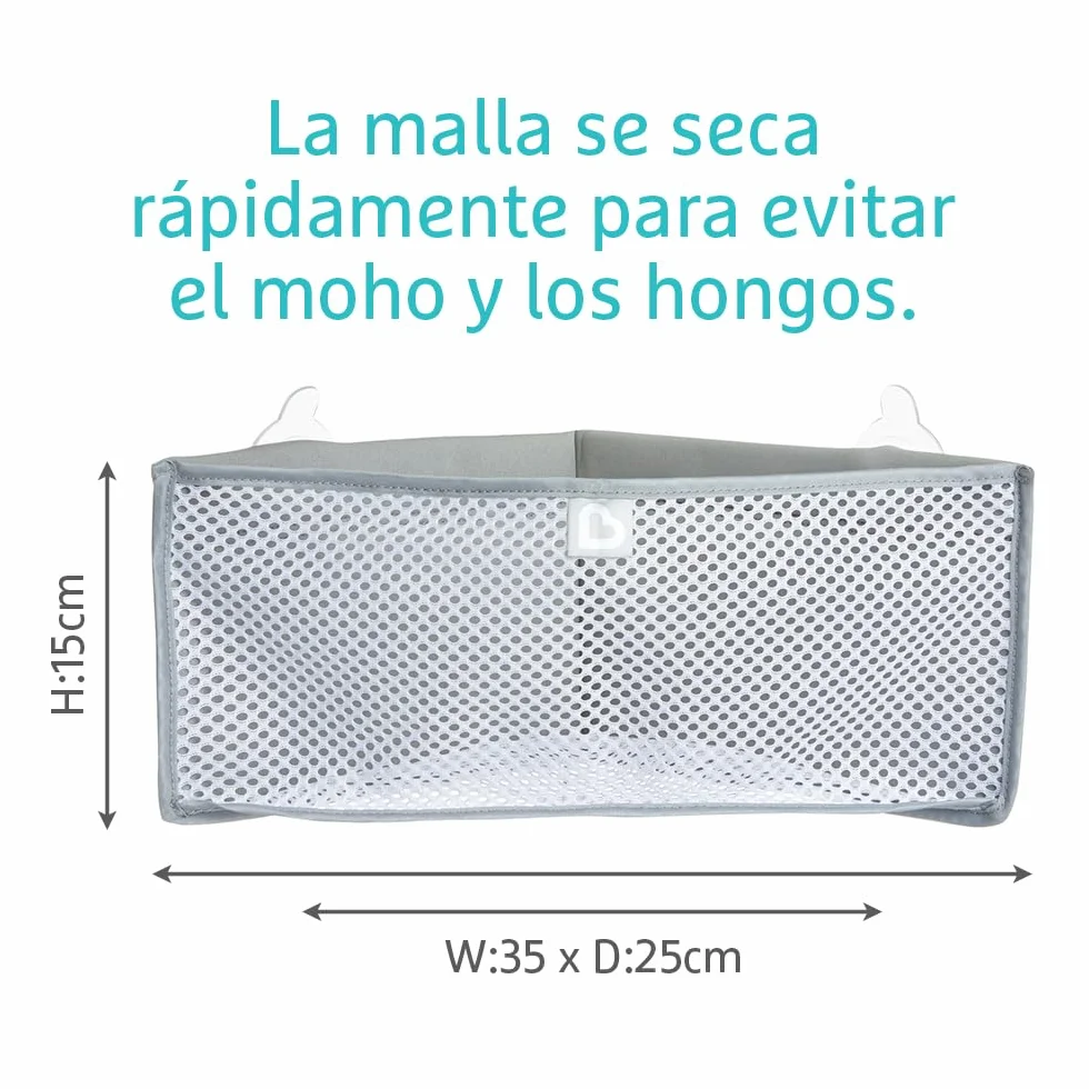 Munchkin High'n Dry Organizador de baño gris