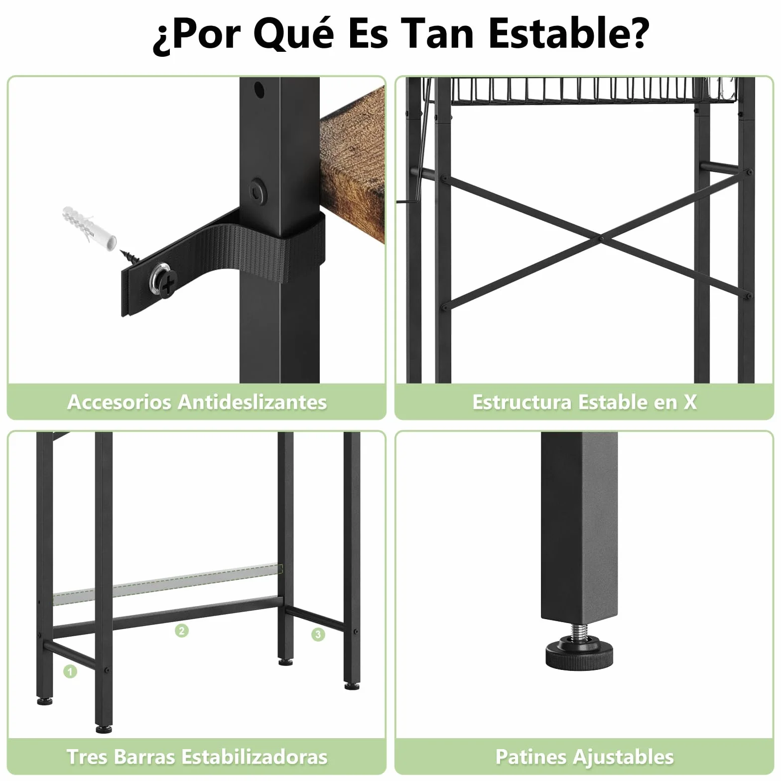 Kalrin Estante de Baño Multifuncional Ajustable de 4 Niveles sobre el Inodoro