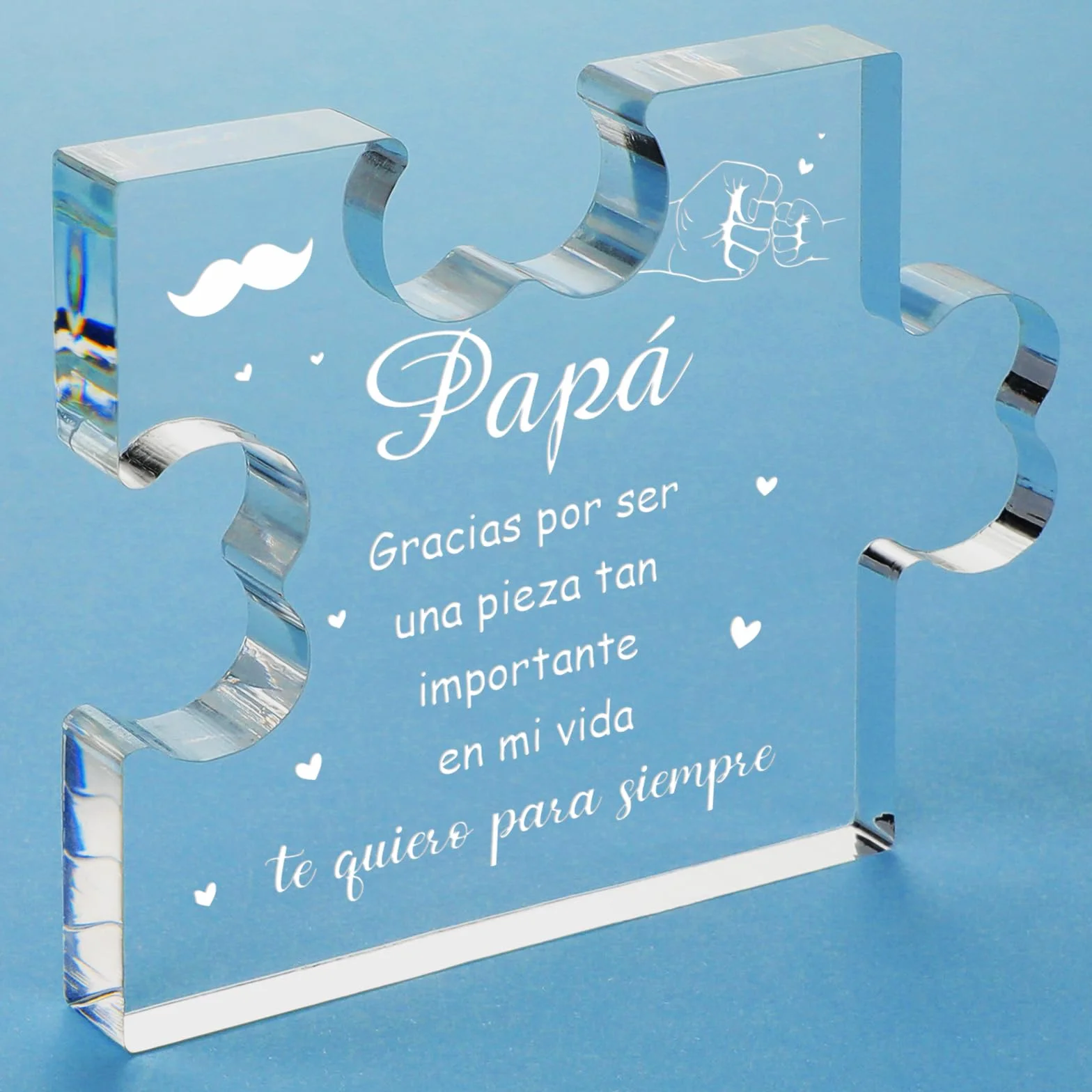 Regalo para Padre, Adornos de Acrílico, Cumpleaños, Navidad, Hija Hijo