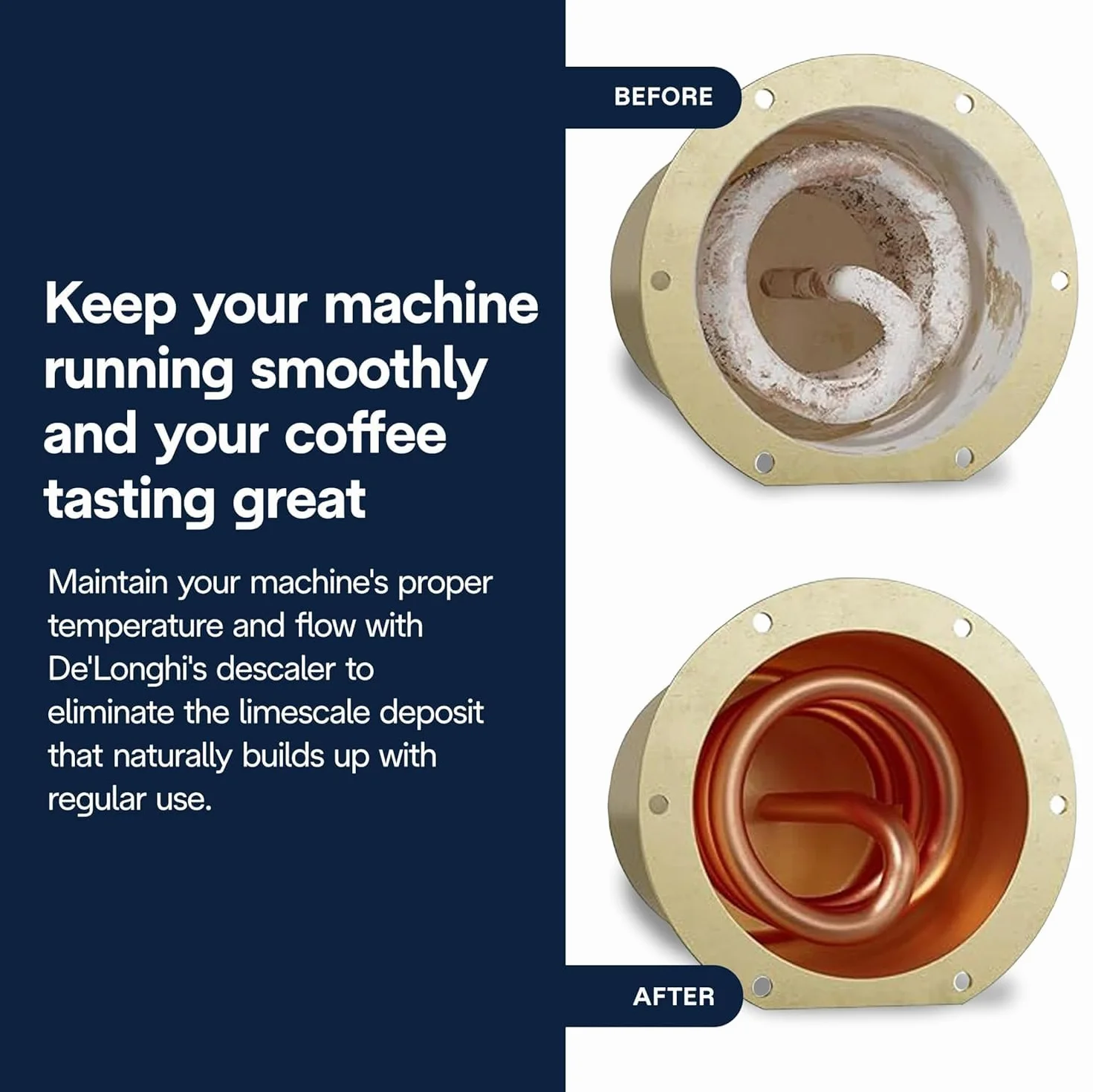 DeLonghi EcoDecalk Descalcificador Cafetera Líquido Botella 500 ml