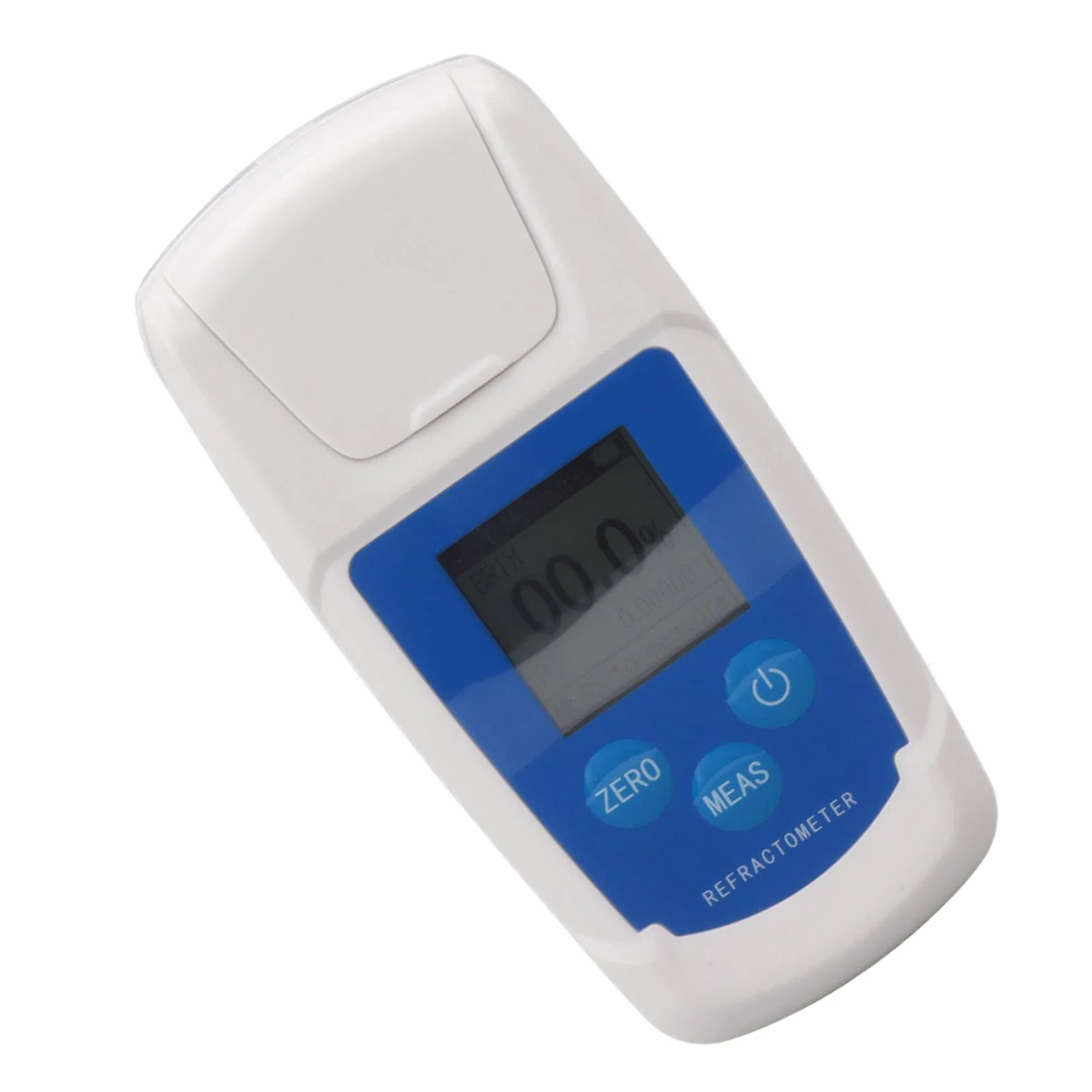 Refractómetro digital Brix de alta precisión, contador de azúcar de calibración automática con pantalla de retroiluminación para Homebrew Wine Making Juice Honey Testing