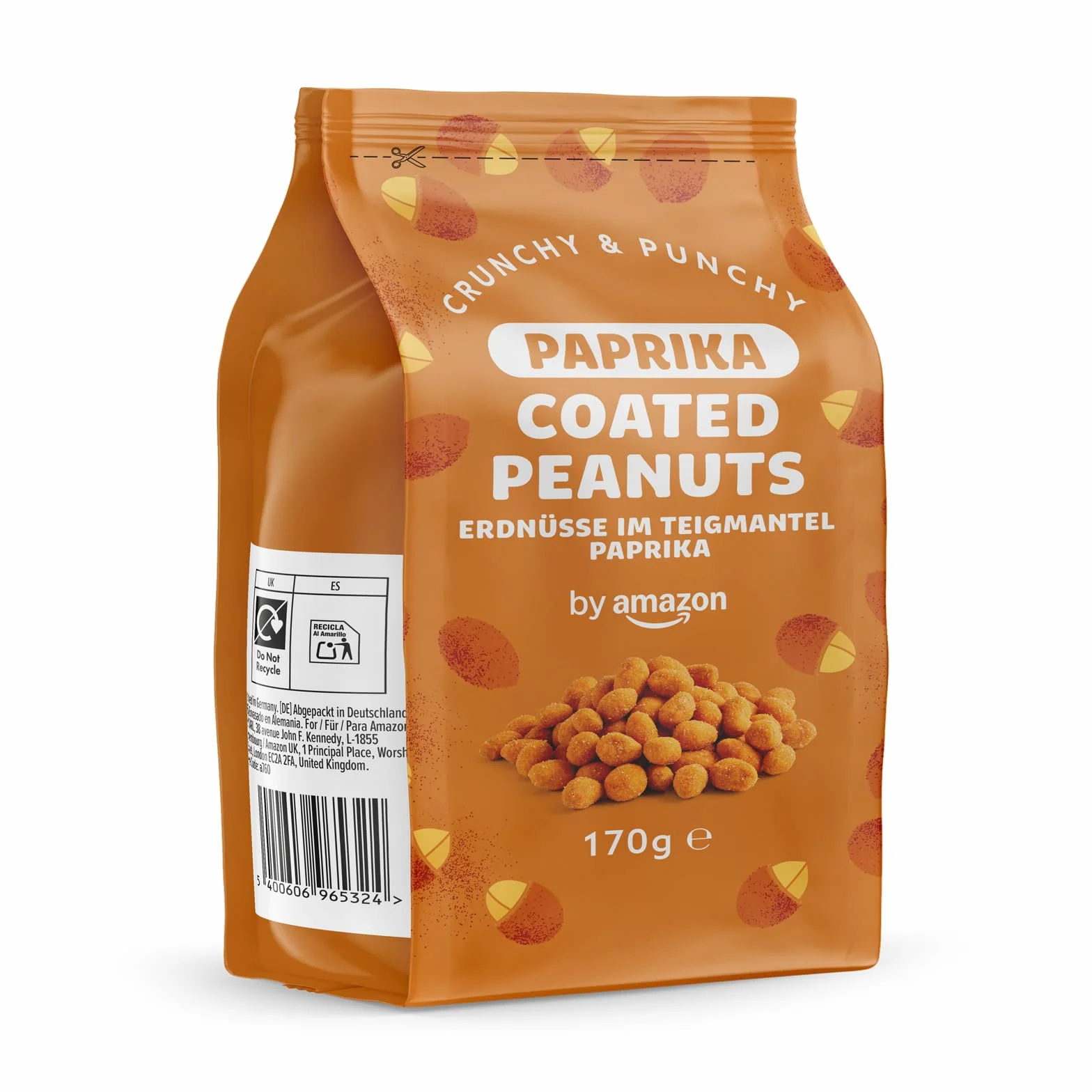 Amazon Cacahuetes Recubiertos Sabor Pimentón 170g