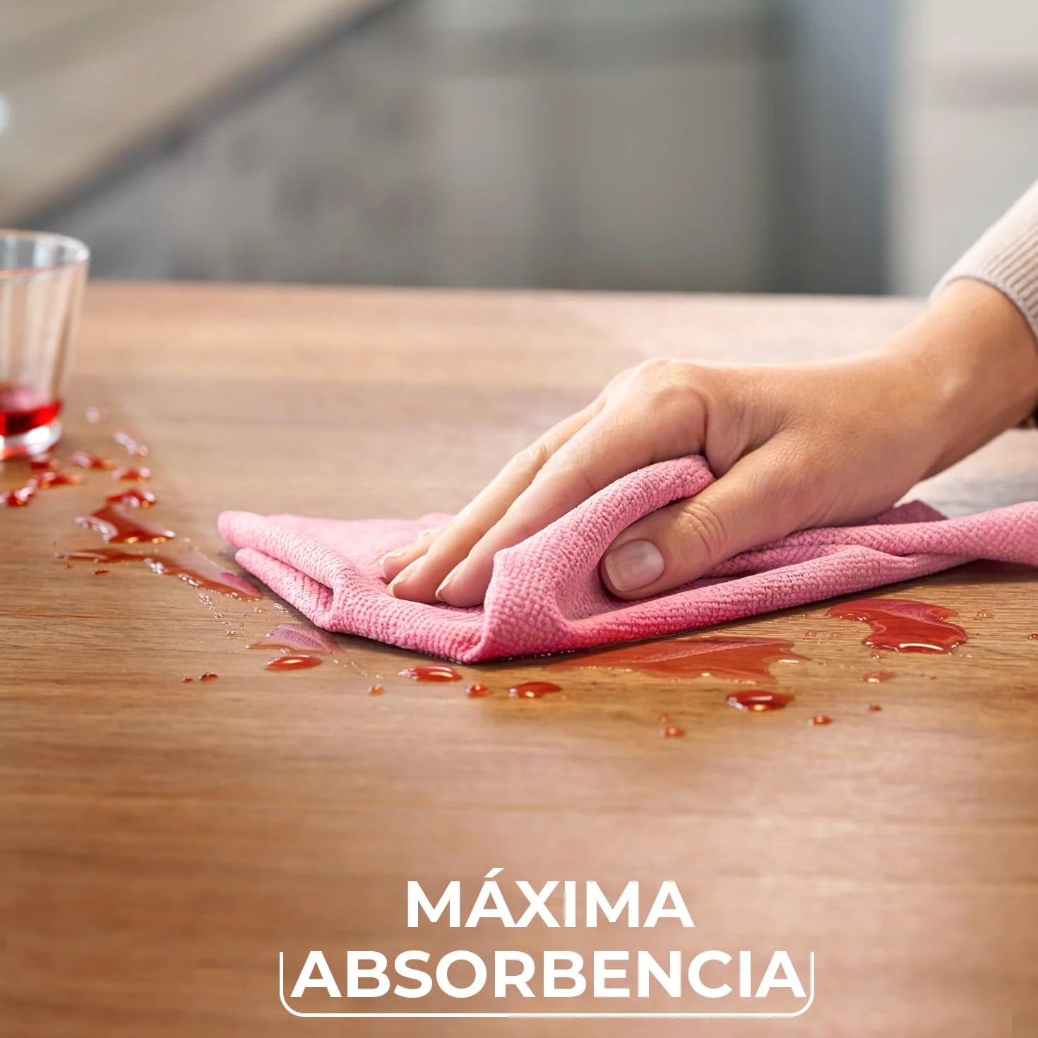 Vileda Actifibre Soft Universal Bayeta Multiusos de 100% Microfibra Limpieza sin Marcas Muy Absorbente Tacto Suave Lavable a 60 °C Rosa Claro y Gris