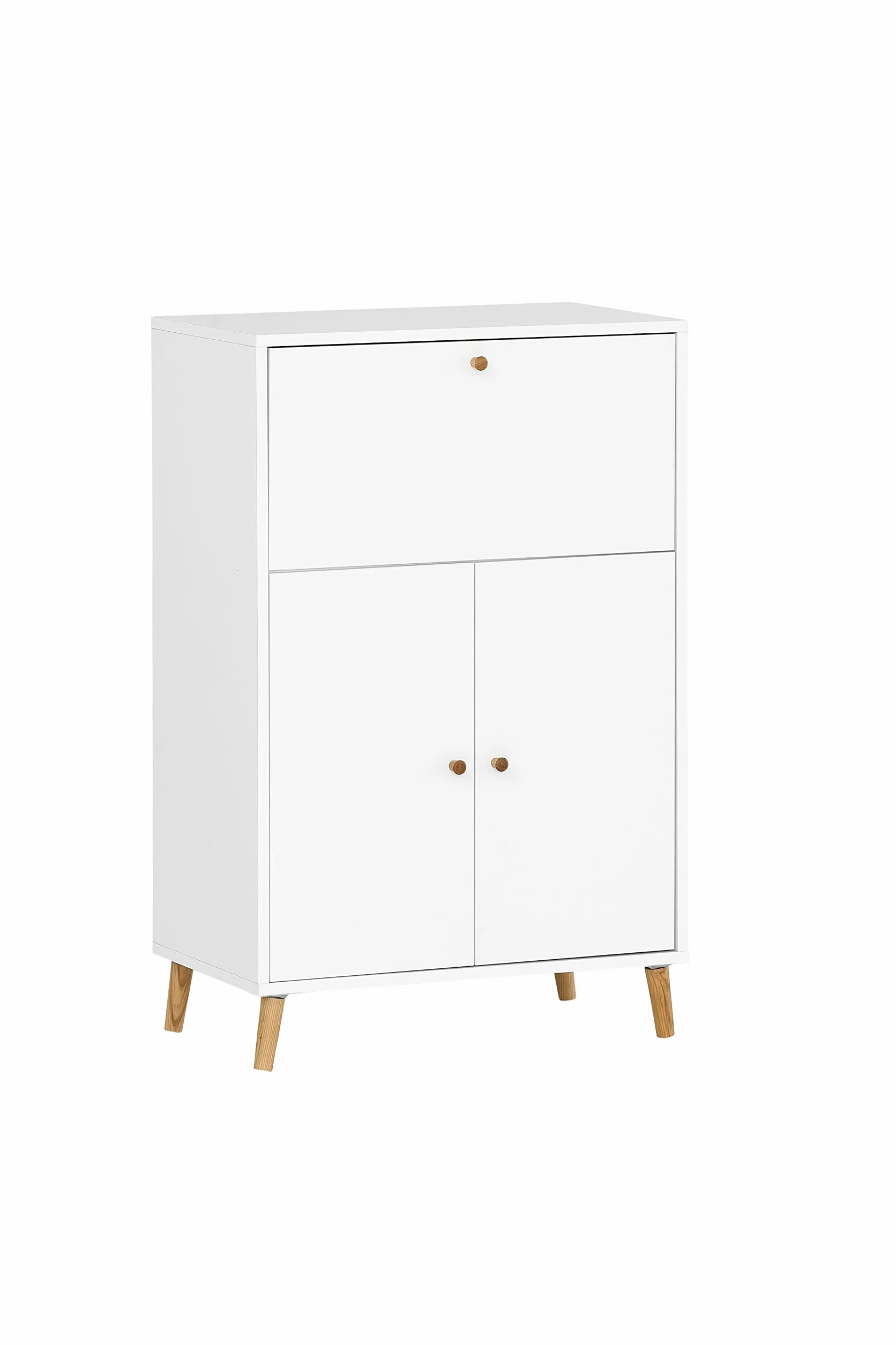 Schildmeyer - Escritorio a Base de Madera, Color Blanco, 65,2 x 39 x 101,7 cm