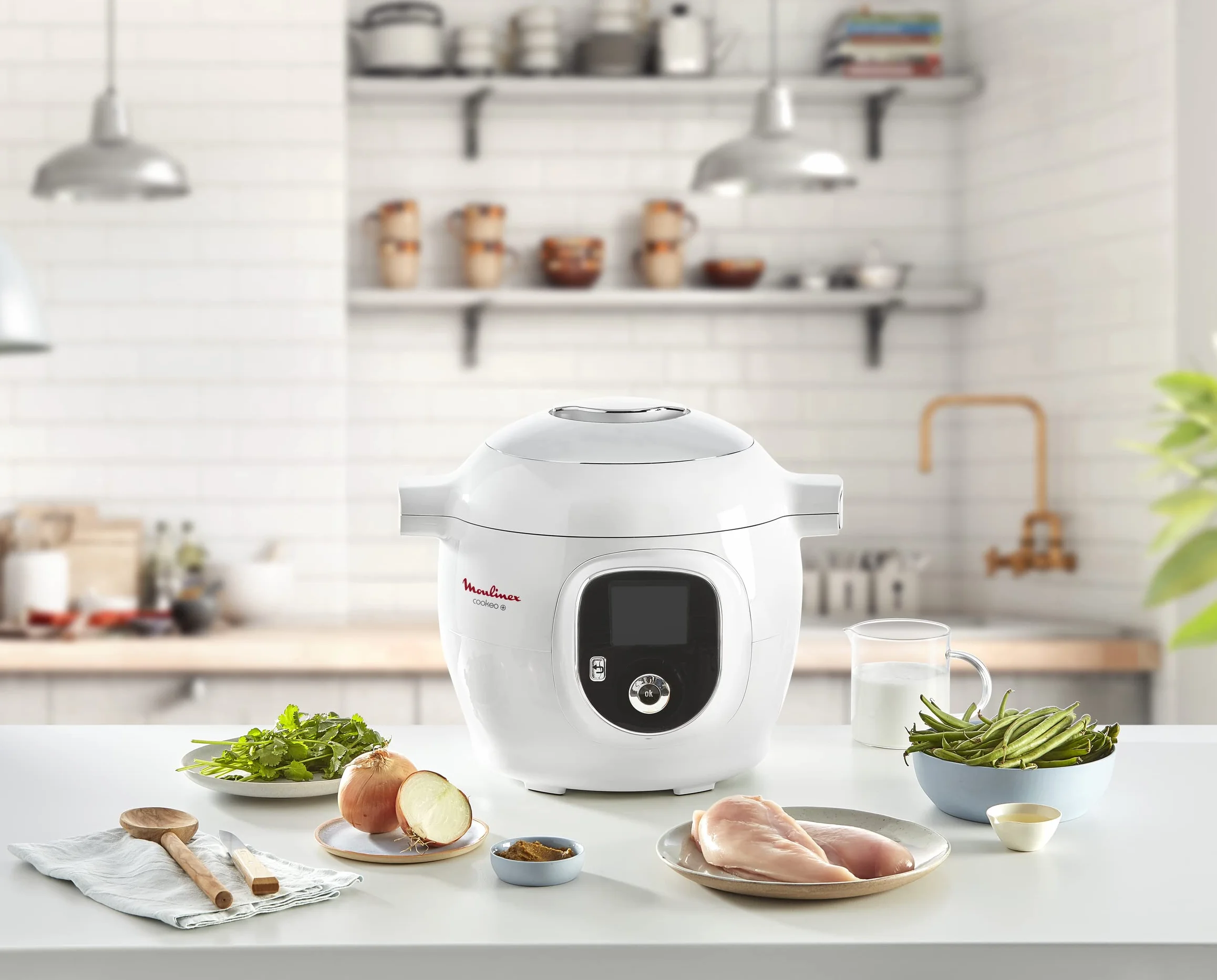 Moulinex Multicocina inteligente Cookeo 6L 1600W 100 recetas 6 modos de cocción YY4407FB