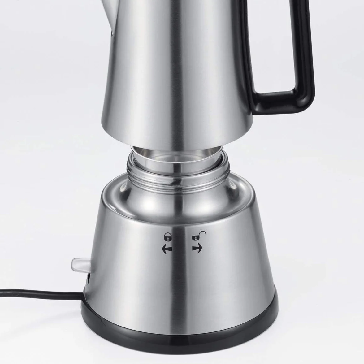 Cloer 5918 Cafetera espresso eléctrica 365W acero inoxidable 3-4 tazas