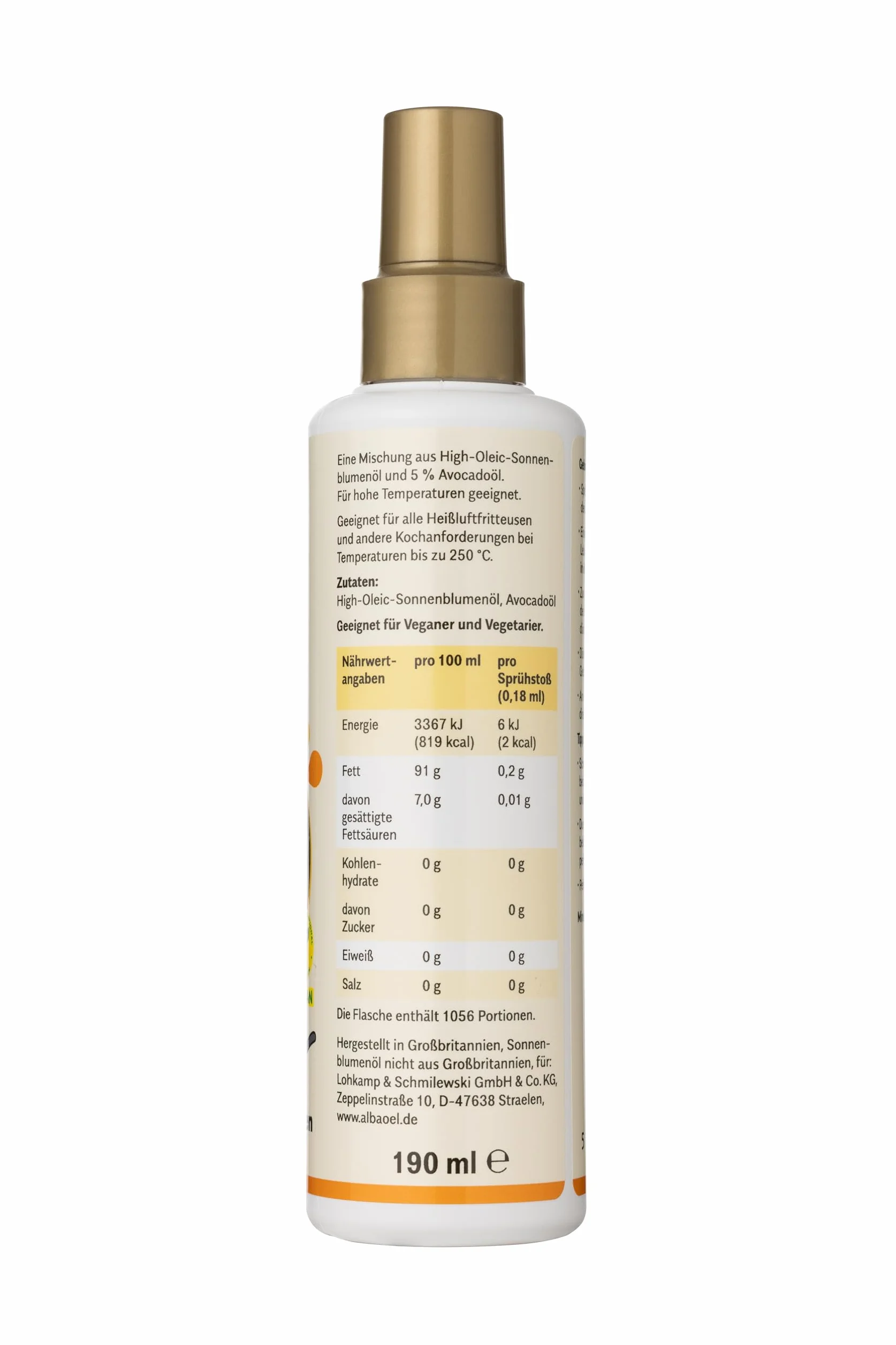 Albaöl Air Fryer Spray 190 ml