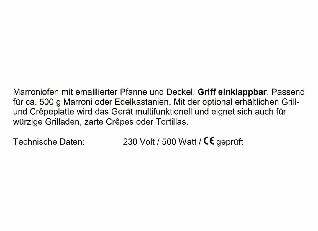 Stöckli Marroniofen Max Horno negro multiusos