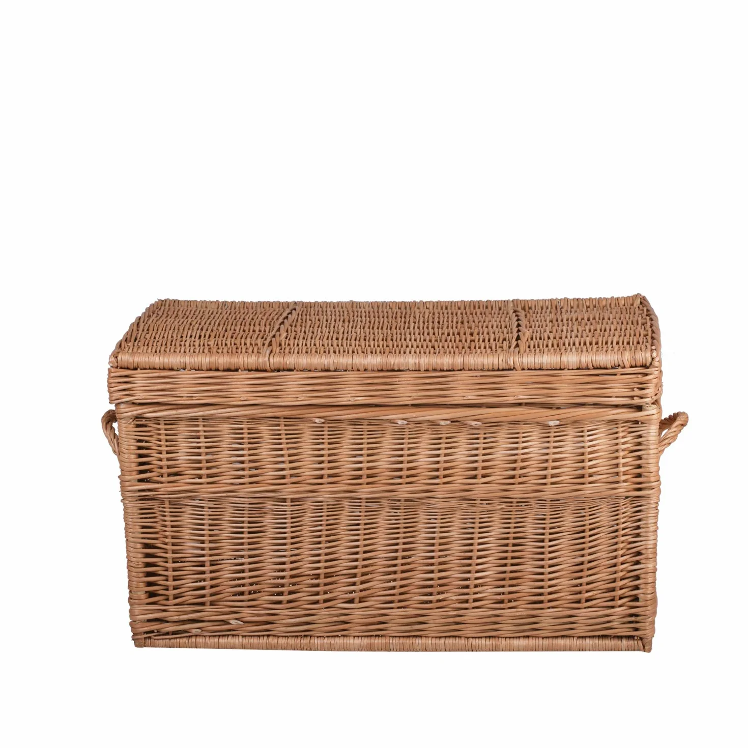 e-wicker24 Alles aus Weide Cesta de mimbre para guardar objetos y como cesta de ropa o cesta de juguetes, armario de lavandería para ropa sucia de mimbre trenzado (natural)