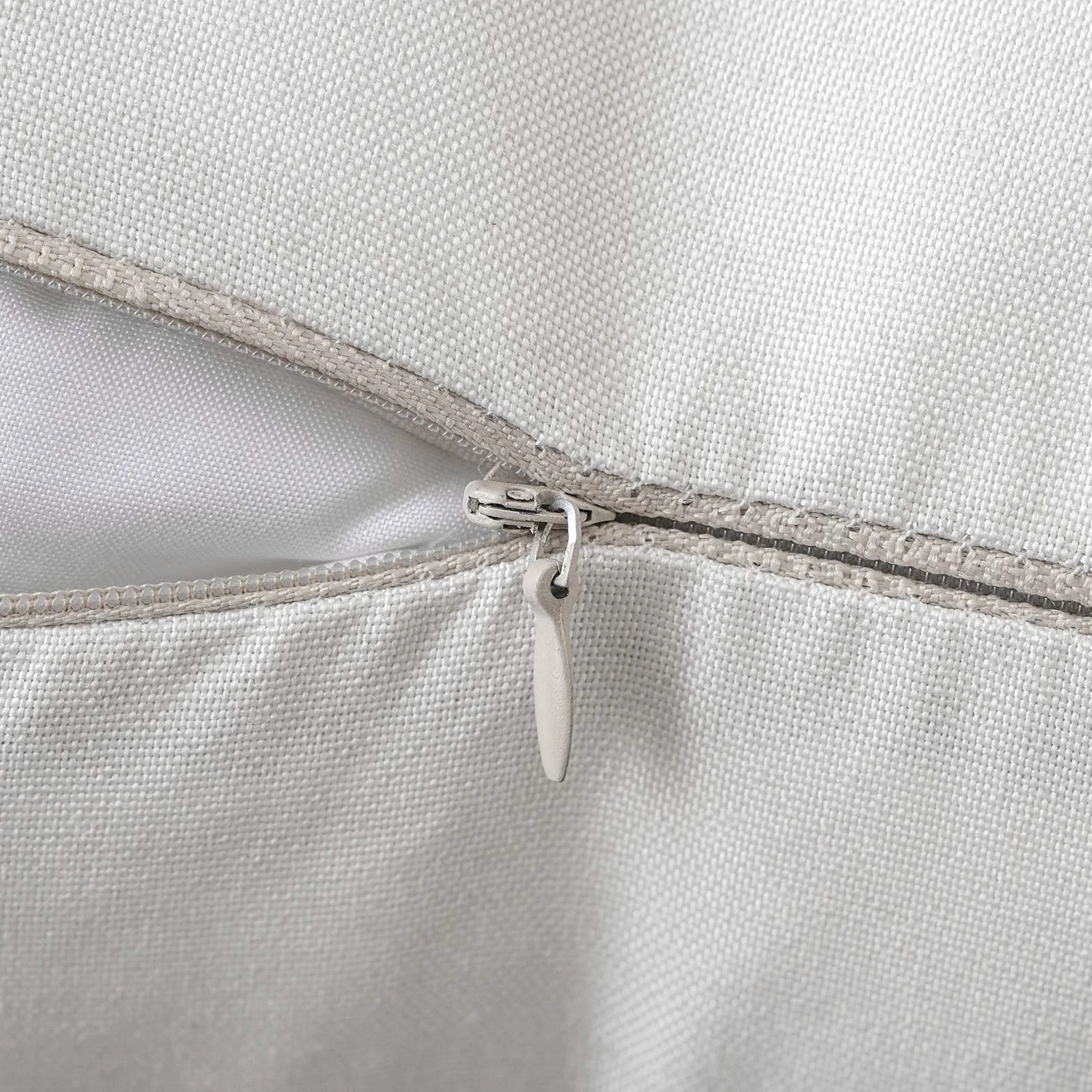 MIULEE Funda Cojines Exterior Impermeable 50x50 cm 2 Piezas Blanco