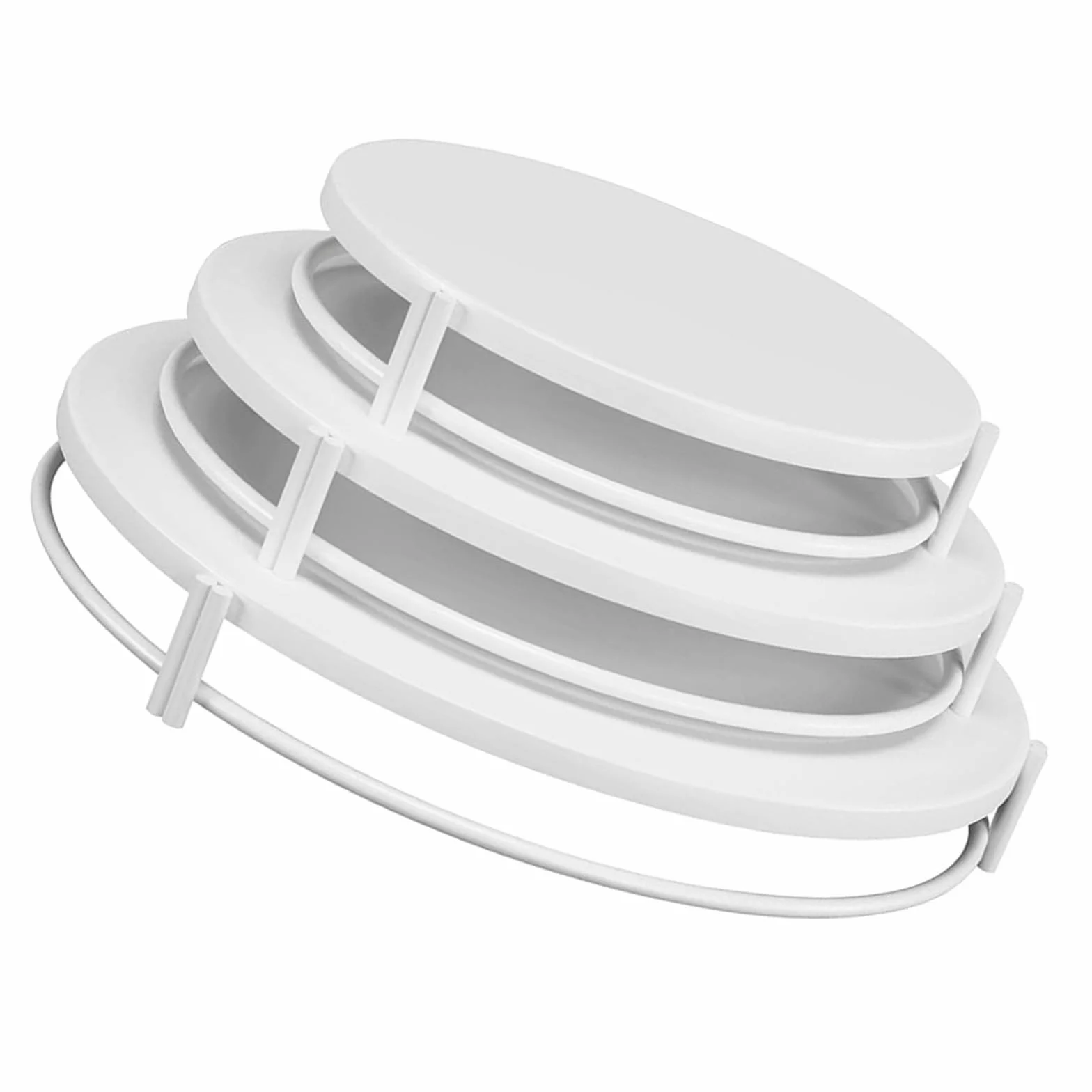 Estante de Metal de 3 para postres, decoración de Cocina a Prueba de Herrumbre para repostería, exhibición de Frutas en Fiestas, Bodas, Juego de de Postre