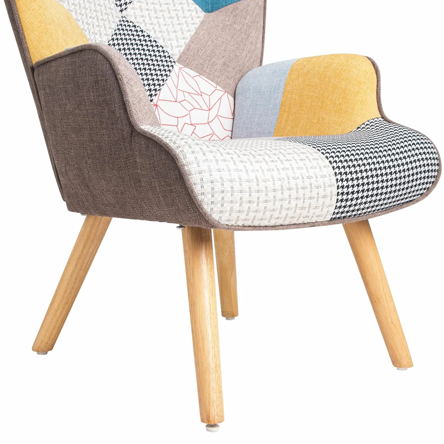 Gardenia Sillón Relax Quebec Patchworks Patchwork, 69x75x95