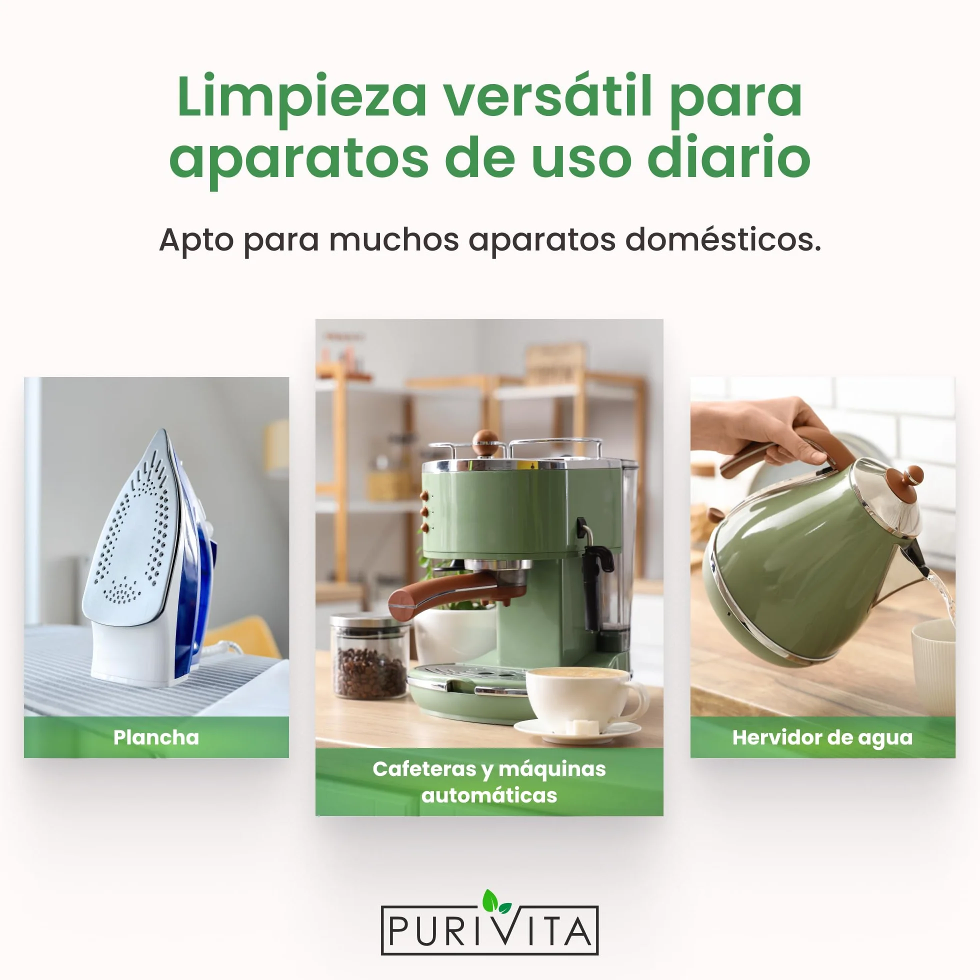 PURIVITA® Universal Descalcificador Máquinas de Café 500 ml Anticalcário Limpa Cafeteiras
