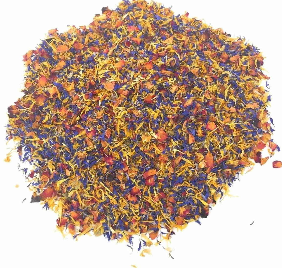 Mezcla De Flores De Primavera Rosa Comestible Aciano Caléndula Grado Culinario 10g