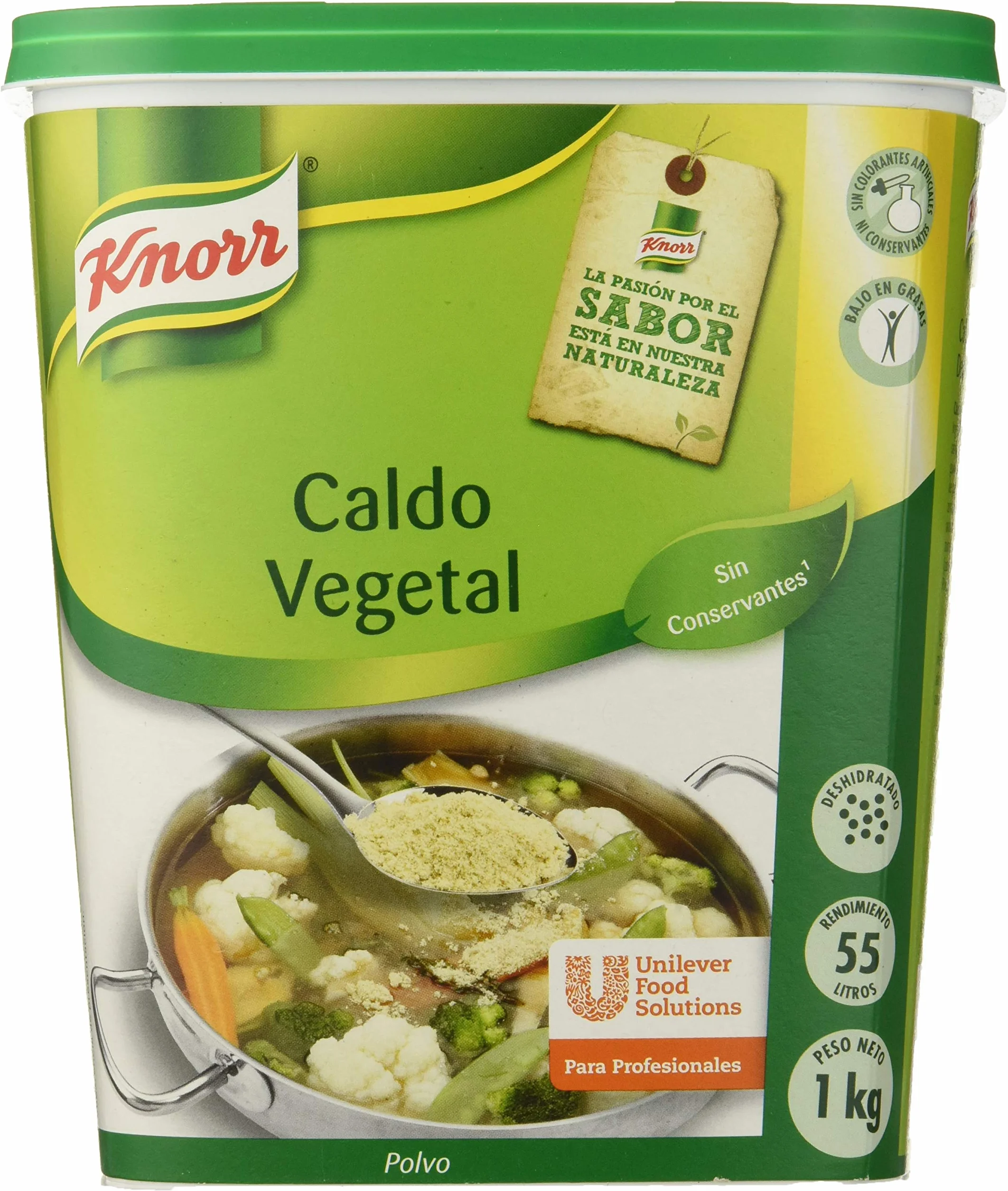 Knorr Caldo vegetal en polvo 1 Kg