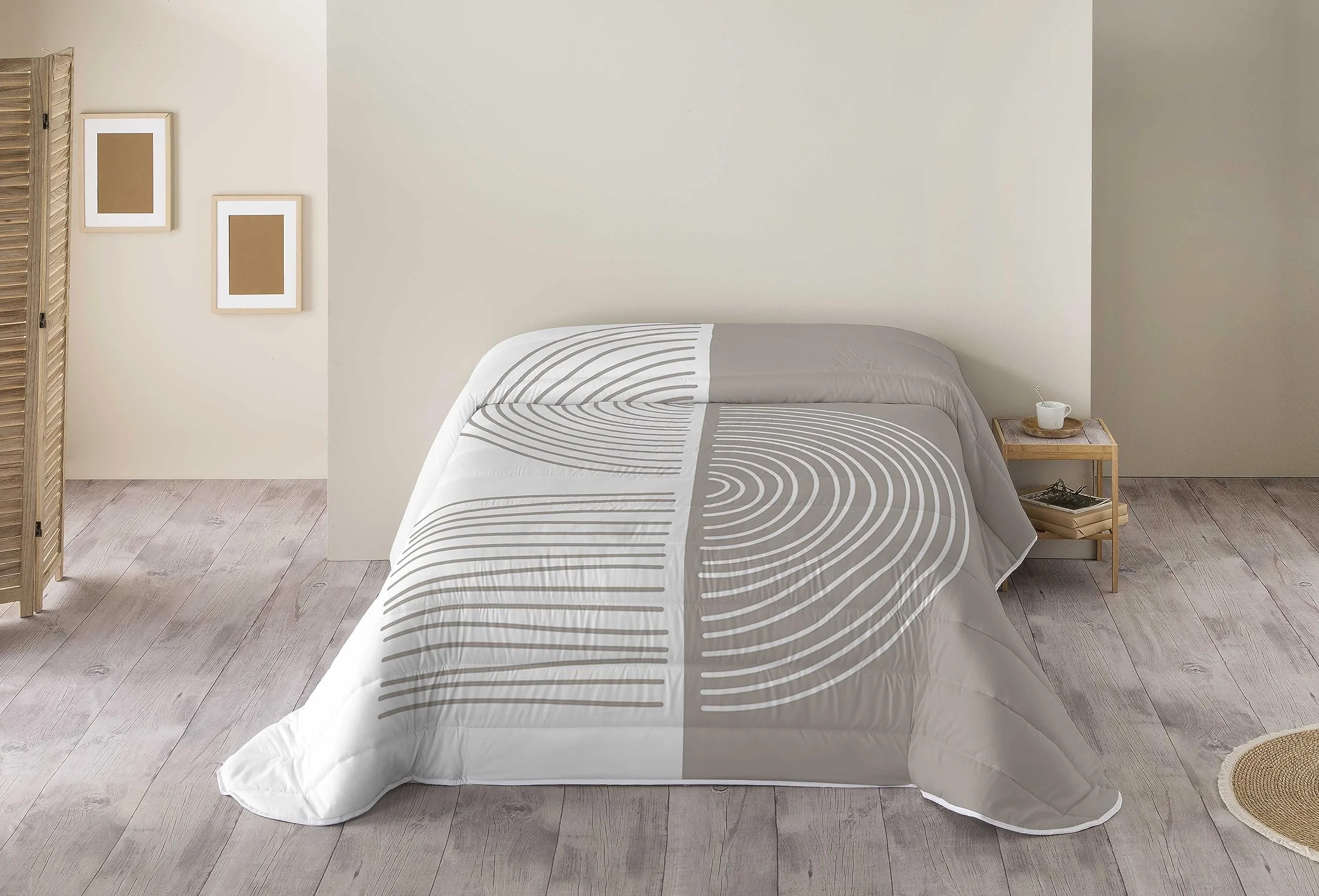 NATURALS Edredón nórdico Estampado Cama 150, edredón 300 Gramos 250x260, LINOS 1