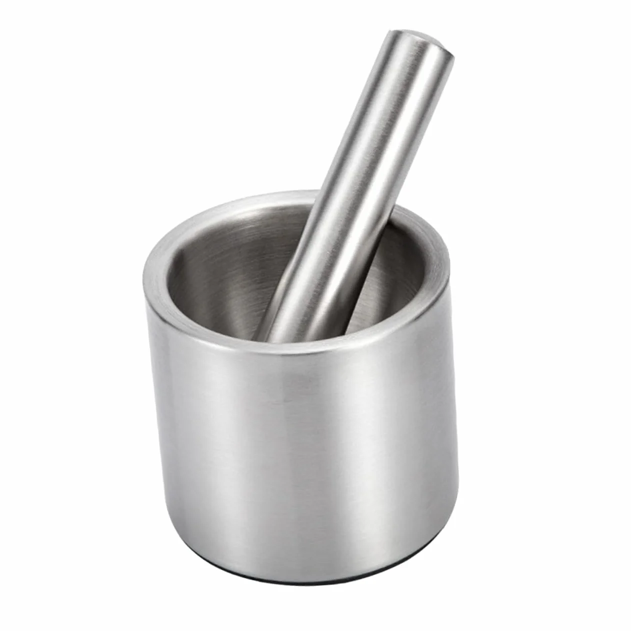 Cabilock Machacador de Ajos de Acero Inoxidable 304 sin Olor Seguro para Alimentos Bol de Molienda Práctico para Cocina y Condimentos