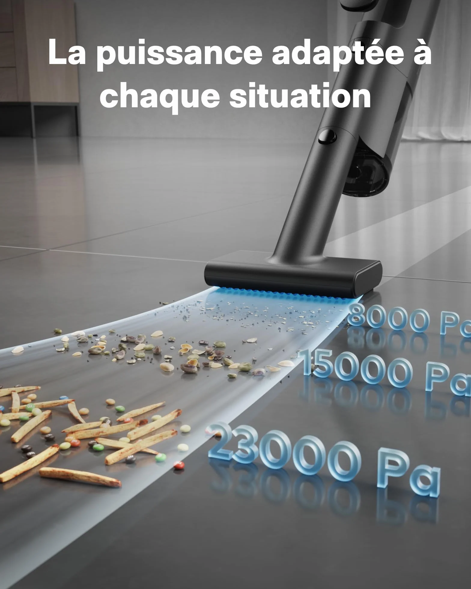 HOTO BlowVac™ Aspiradora de Mano inalámbrica, Aspirador Coche con Alta Potencia de 23000 Pa, 3 Modos de succión, Aspirador de Mano Potente para el Interior del Coche, Mascotas, Pelo y alfombras