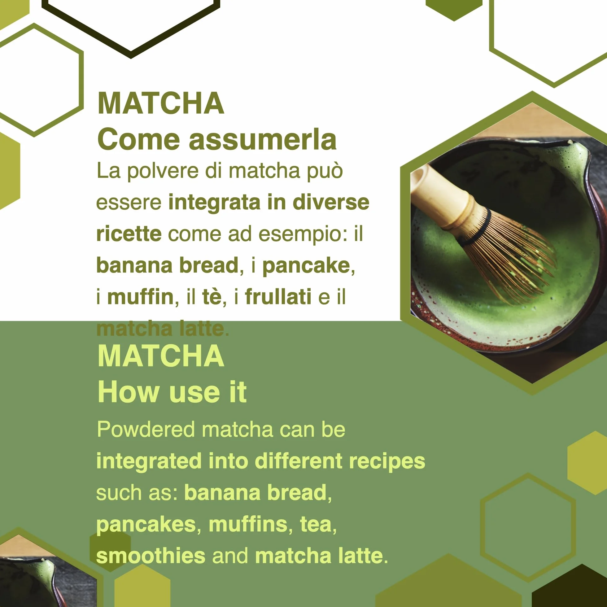 ERBOTECH Matcha BIO Polvo Té Verde Japonés Orgánico 100 g Multivitamínico Natural