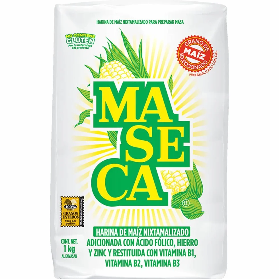 Maseca Corn Flour 1 Kg Pack of 2 White