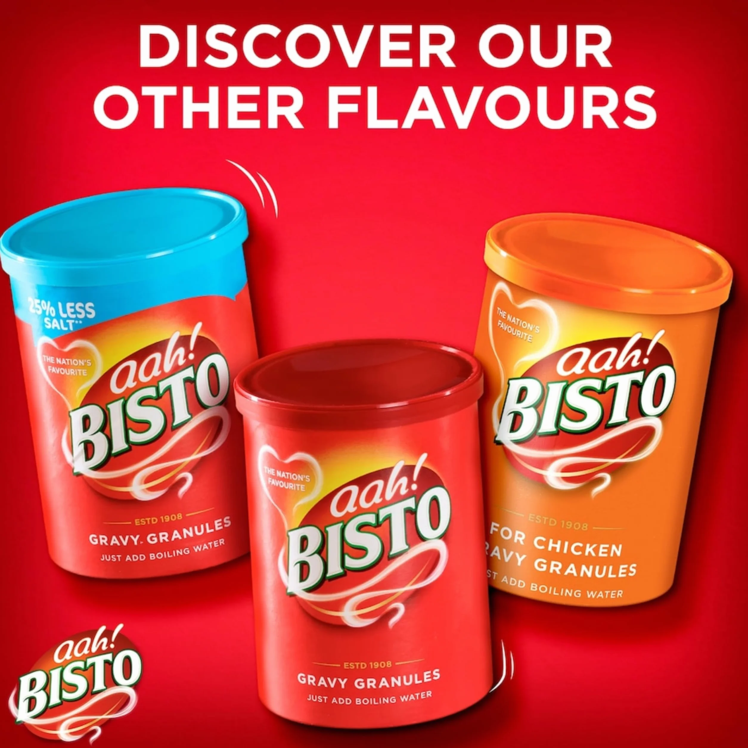Bisto Gravy Granules 190g Salsa Inglesa Instantánea para Carne Gravy Británica Tradicional