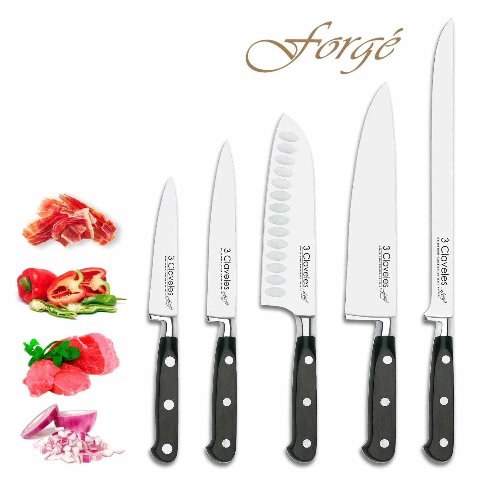 Cuchillo para filetear forjado 3 Claveles Forgé 15 cm 6 pulgadas