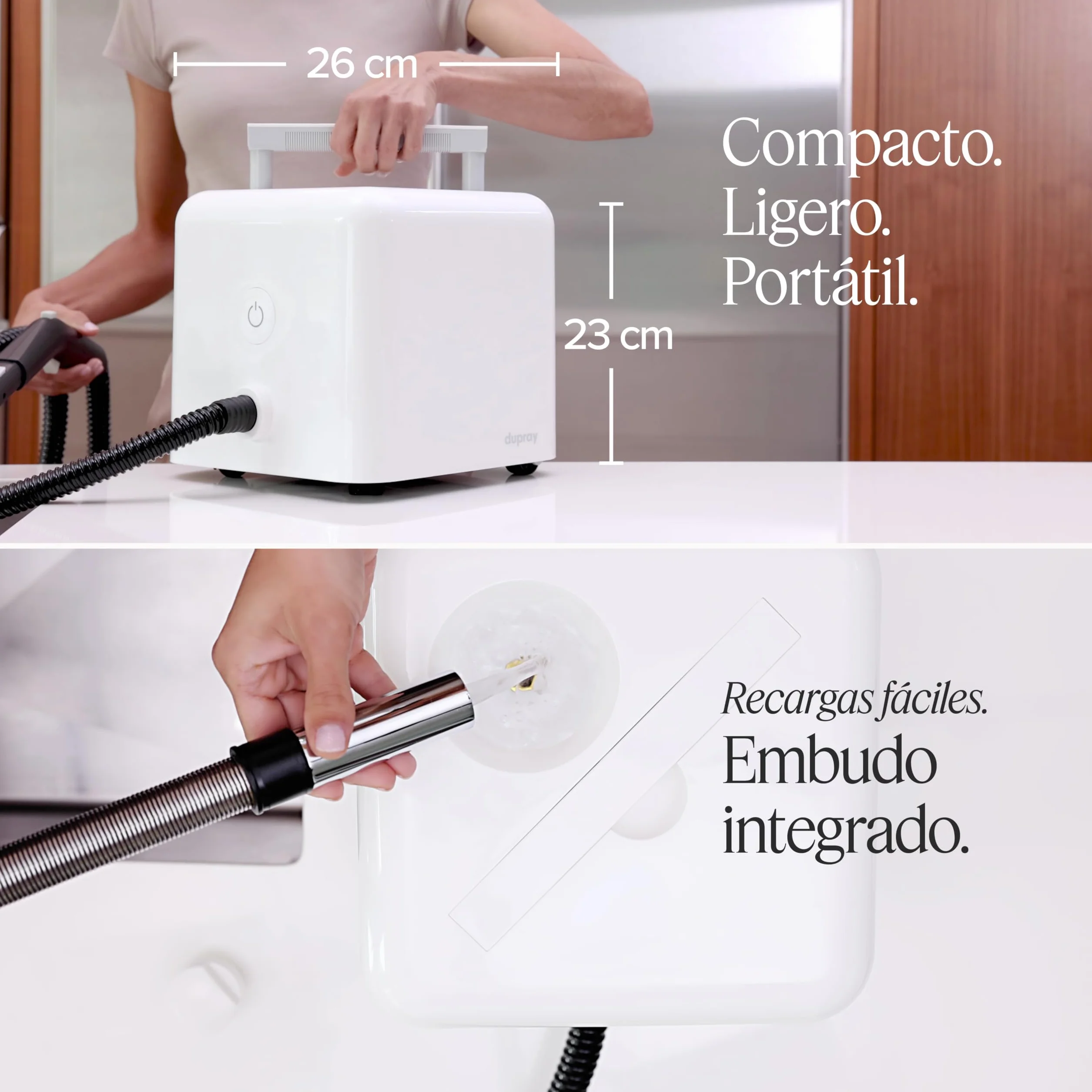 Dupray Neat Limpiador a Vapor Multifunción 17 Piezas para Hogar Suelos Baldosas