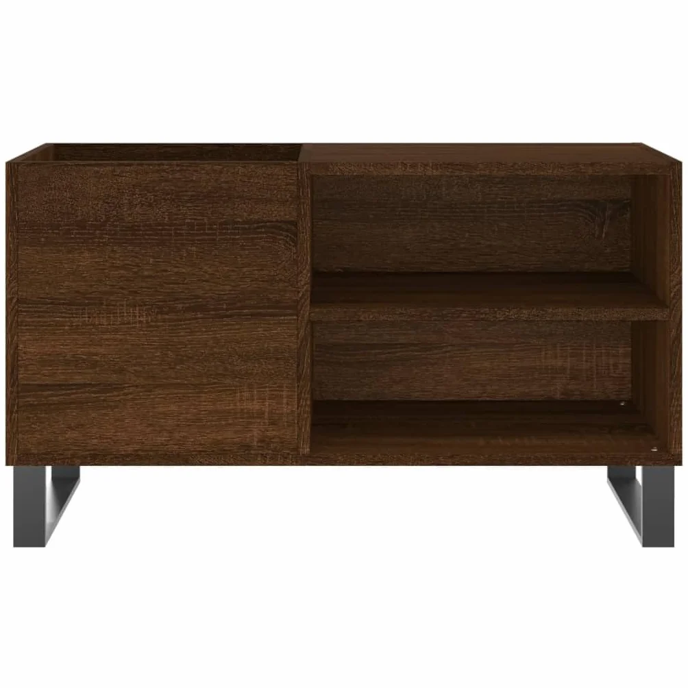 vidaXL Mueble de Discos Roble 85x38x48 cm Madera de Ingeniería