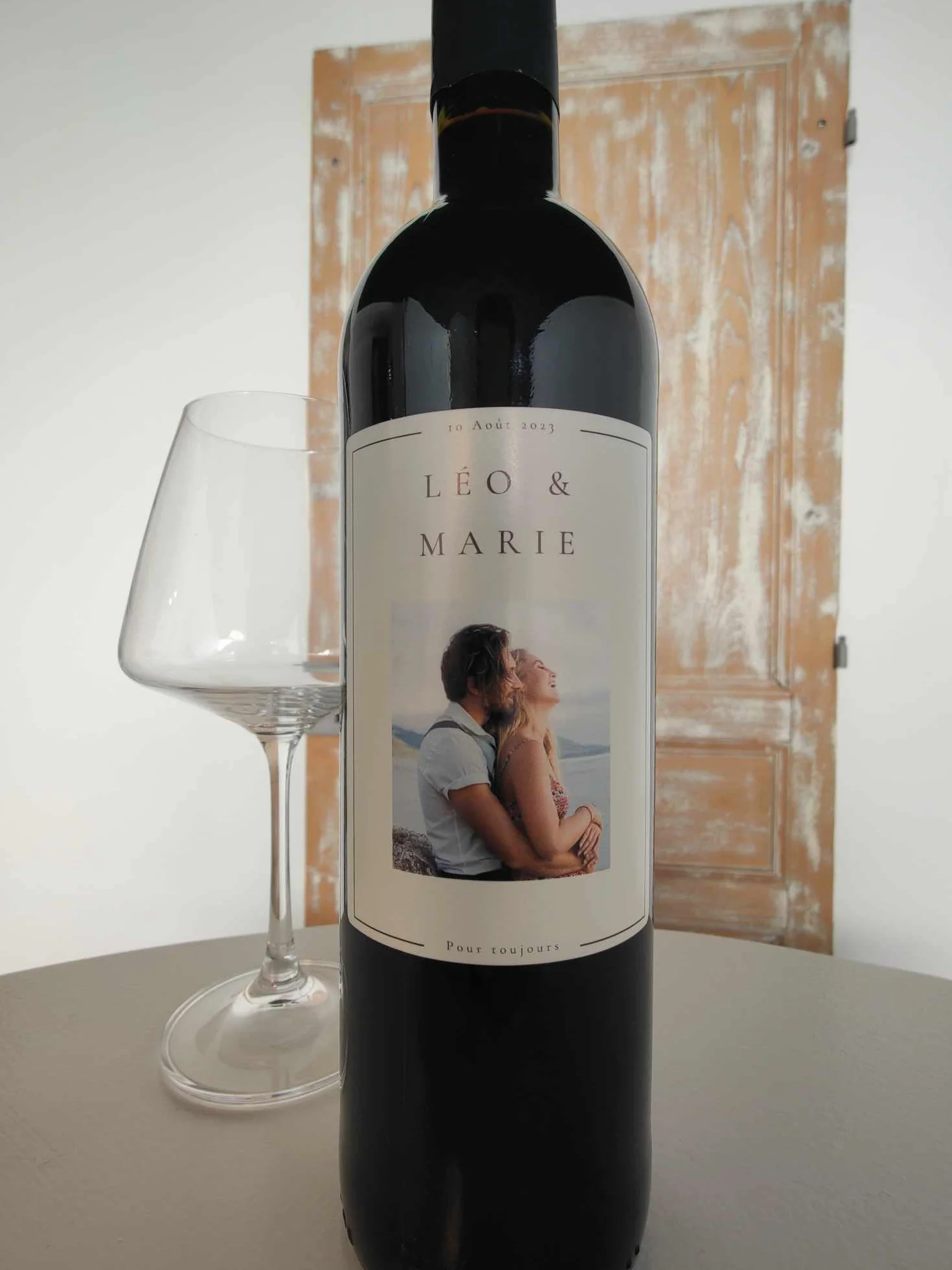 Etiquetas personalizables para botellas de vino pack de 6 - regalo único para cumpleaños, bodas, jubilaciones