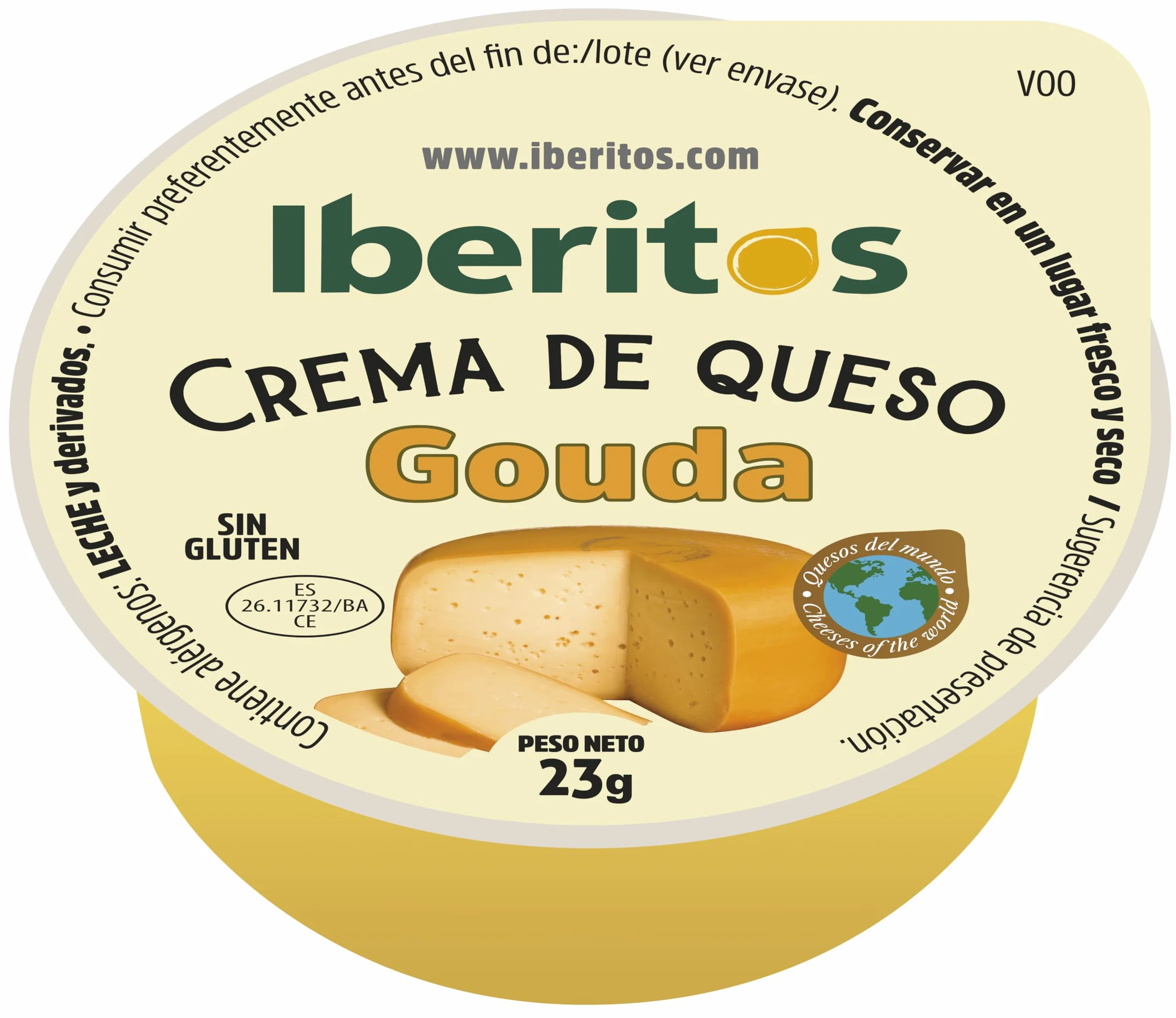 Iberitos Surtido de Quesos Crema Monodosis 18 Unidades 23 g
