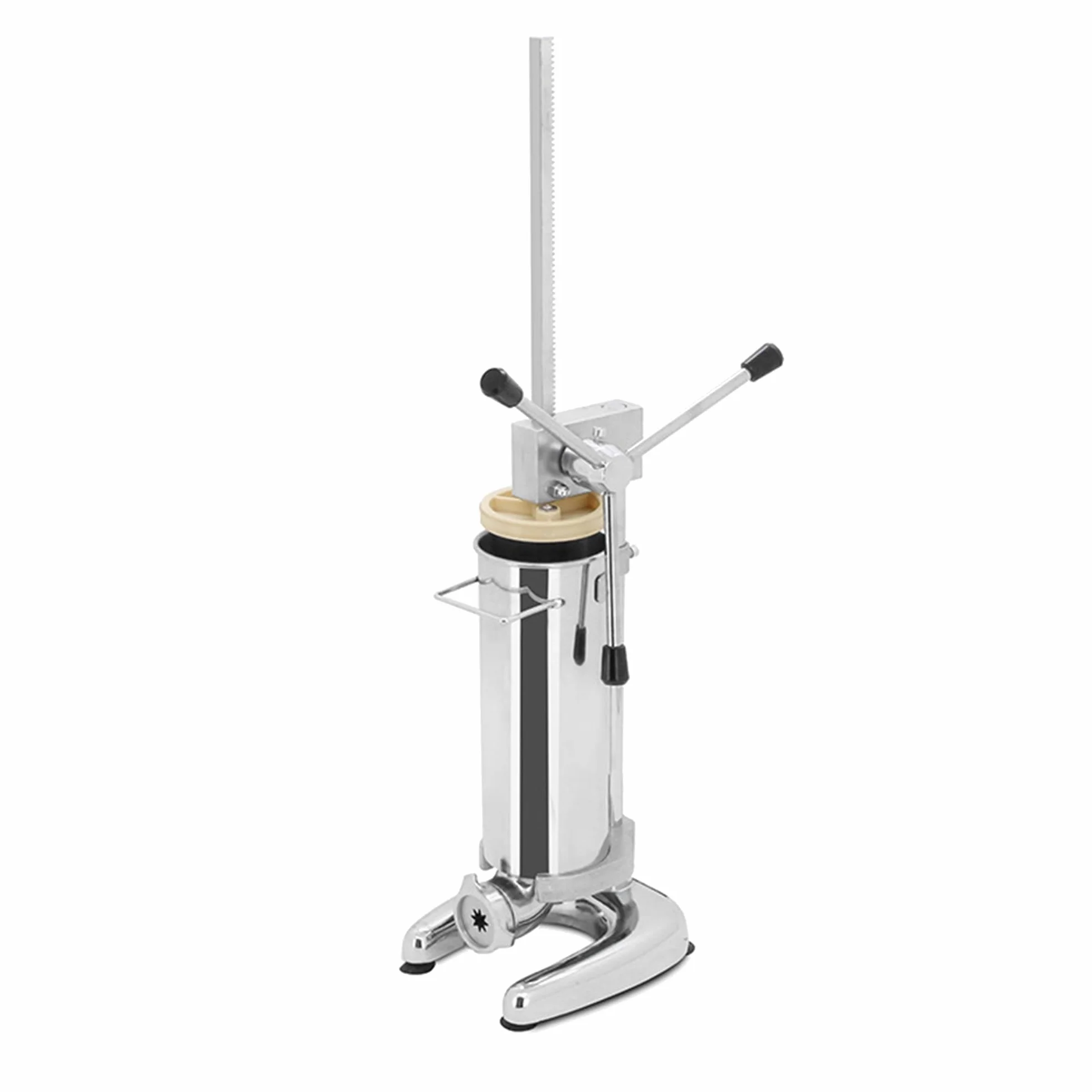 Máquina Comercial Vertical Para Hacer Churros, 5 Boquillas/moldes, Churrera Española De Acero Inoxidable Para Donas/churros Rellenos, Ideal Para Hogar, Restaurantes Y Panaderías 2L