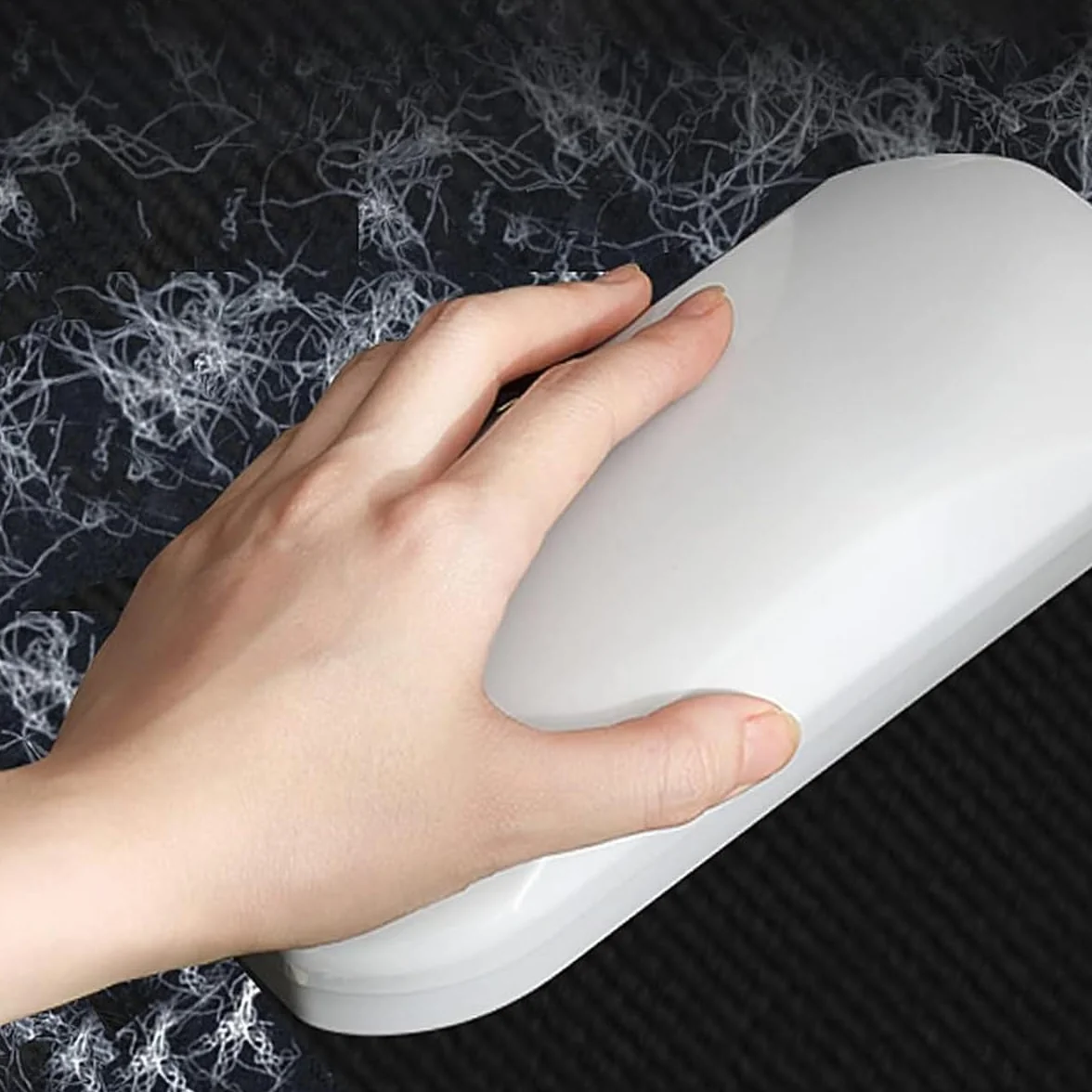Cepillo recogedor de migas portátil con cerdas suaves y de cáscara de nuez para mesa