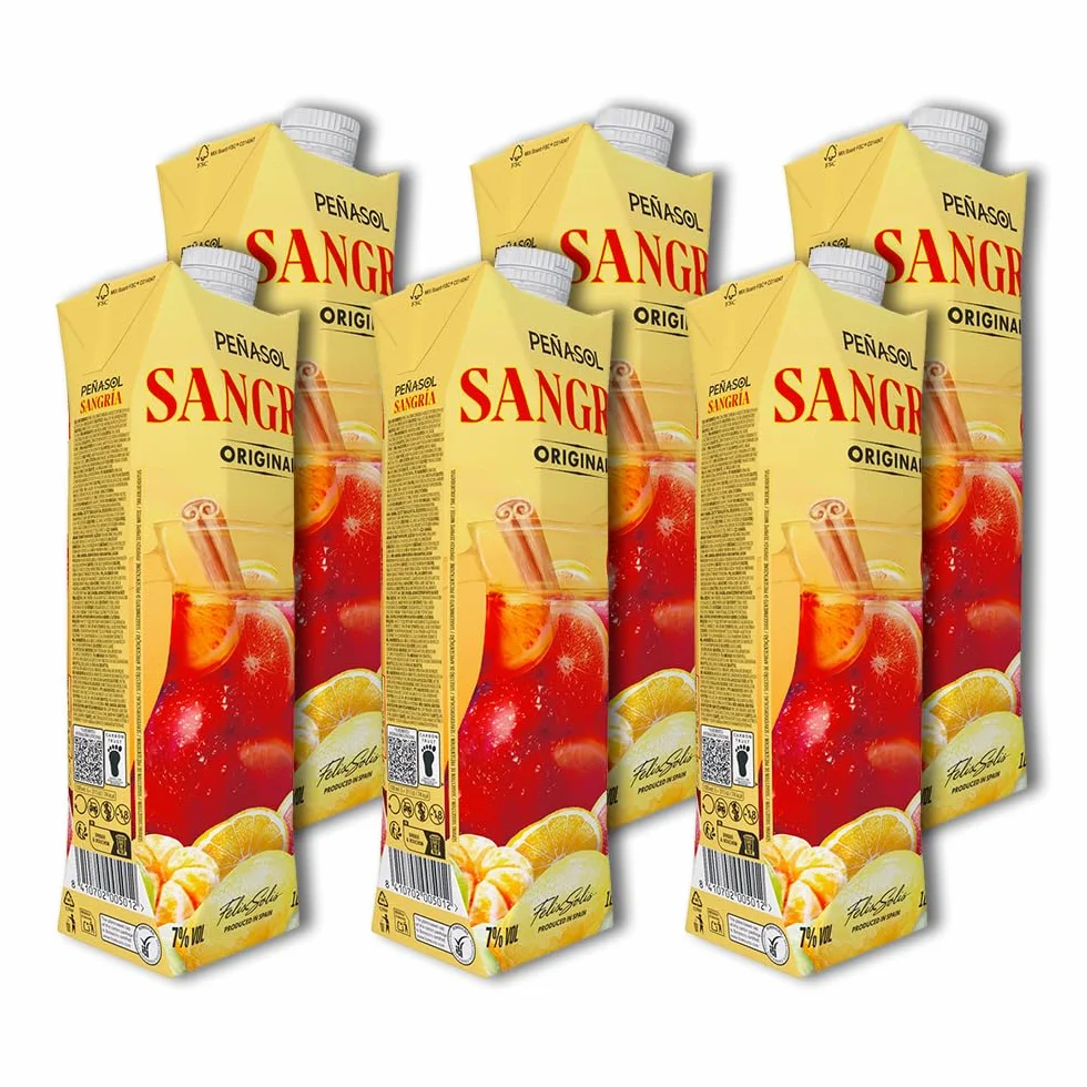 Peñasol Prisma Brik Sangría Paquete 6 x 1000 ml