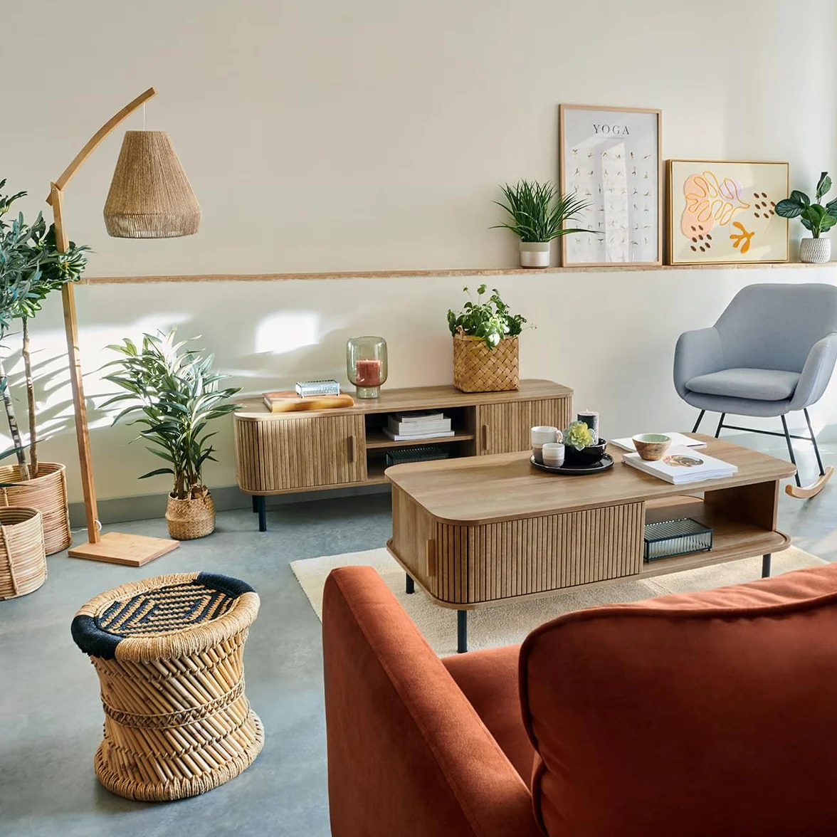 Atmosphera - Mueble de TV de 2 Puertas Colva - Natural