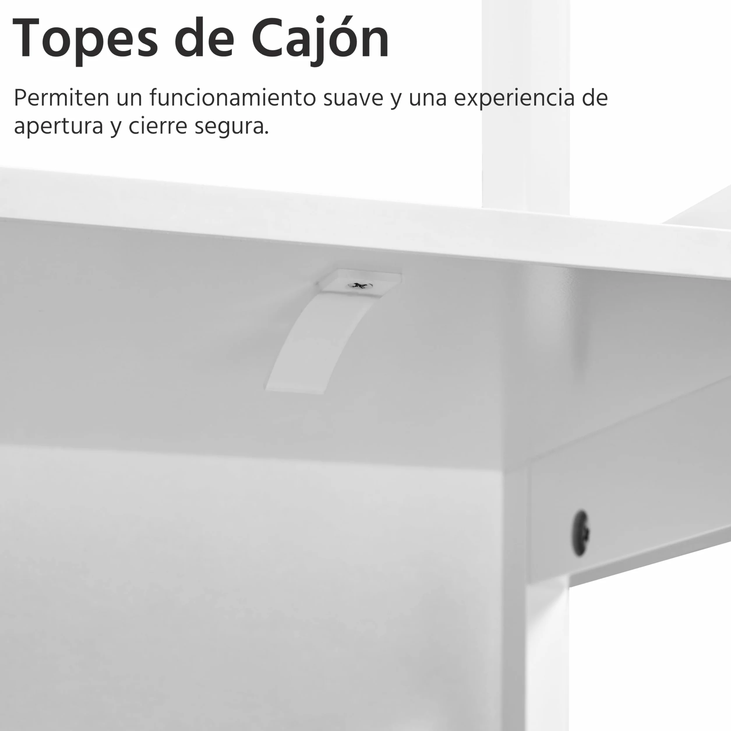 Yaheetech Armario Alta de Baño Mueble Auxiliar 2 Estantes Abiertos 3 Cajones 30x30x142 cm Blanco