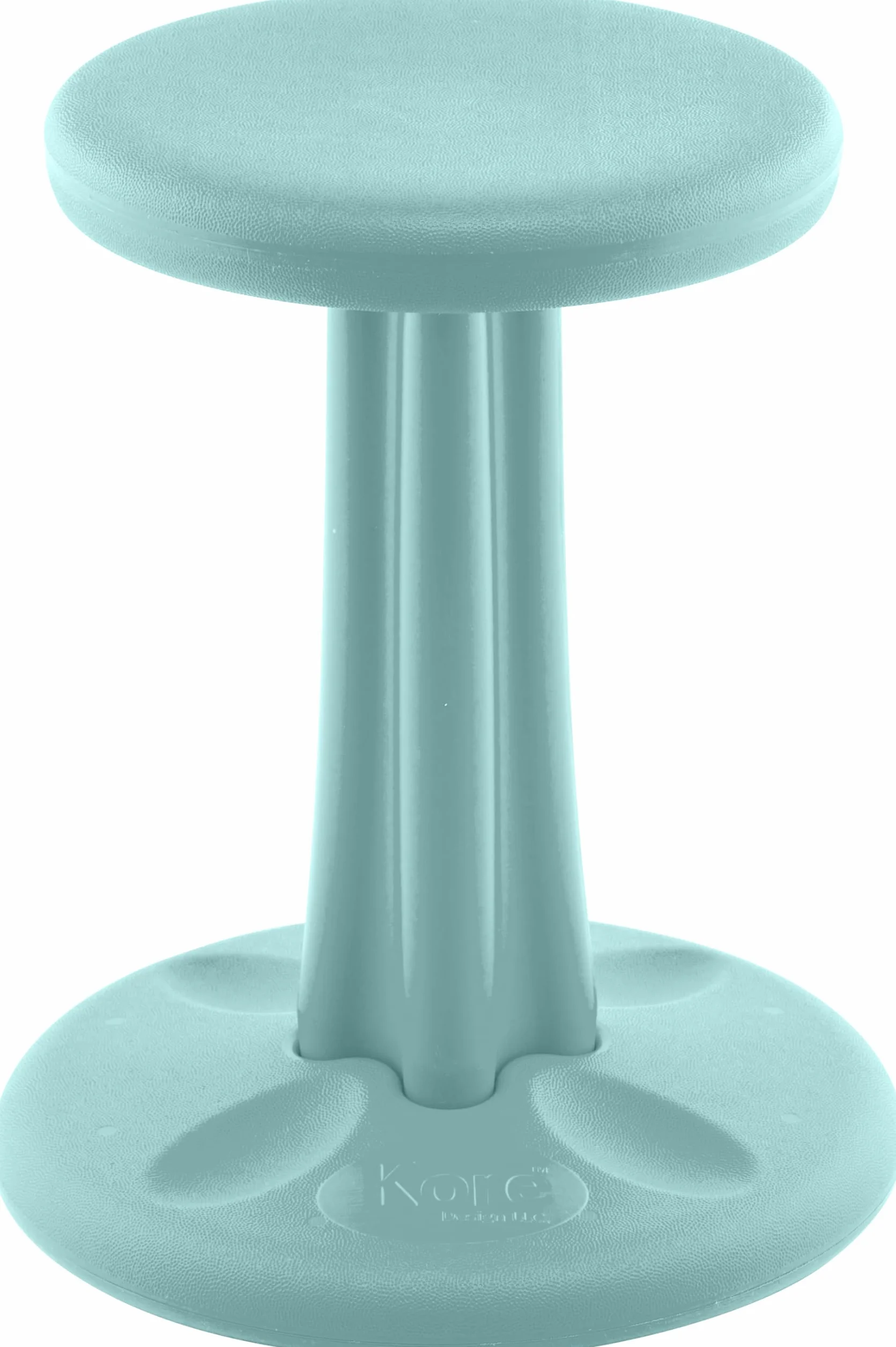Kore Kids - Silla oscilante para niños, taburete flexible para aula, escuela primaria, TDA/TDAH, fabricado en los Estados Unidos, para niños de 8 a 9 años, grado 3 a 4, color verde azulado (16