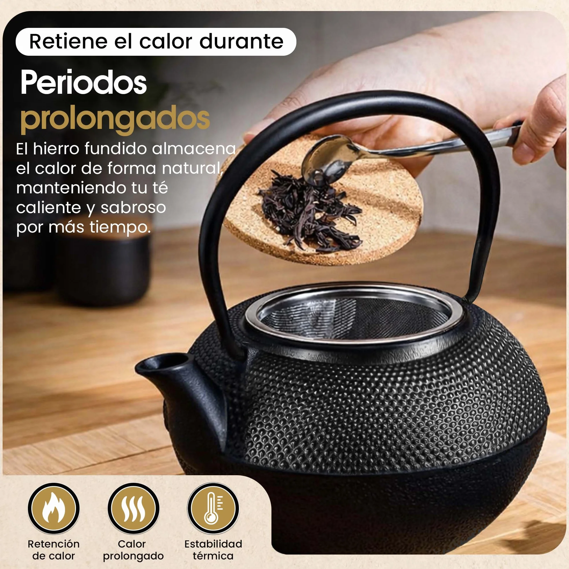Dimono® hierro fundido de Asia tetera de jarra de hierro tradicional
