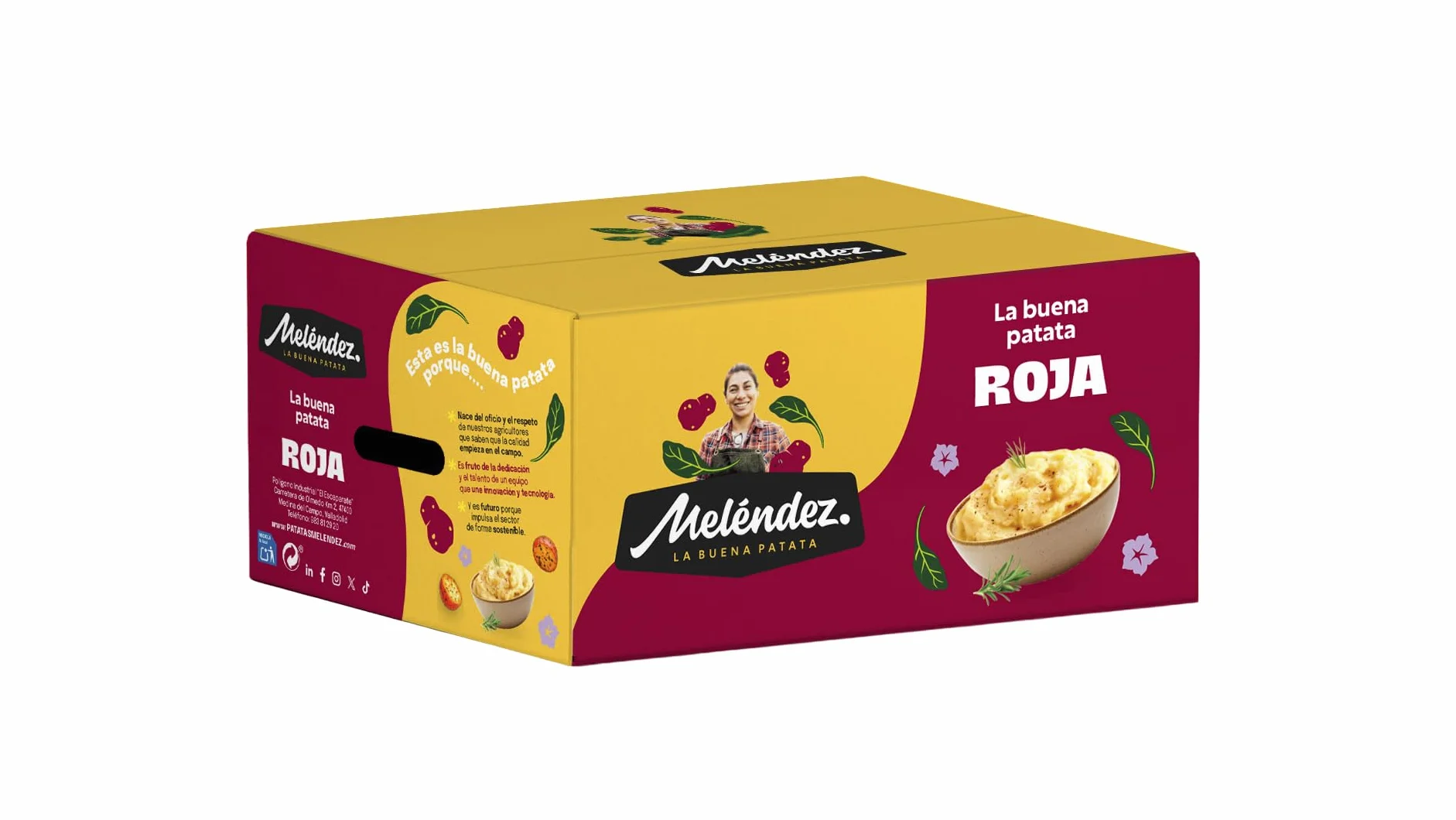 Patatas Meléndez Patata Roja Caja 10kg