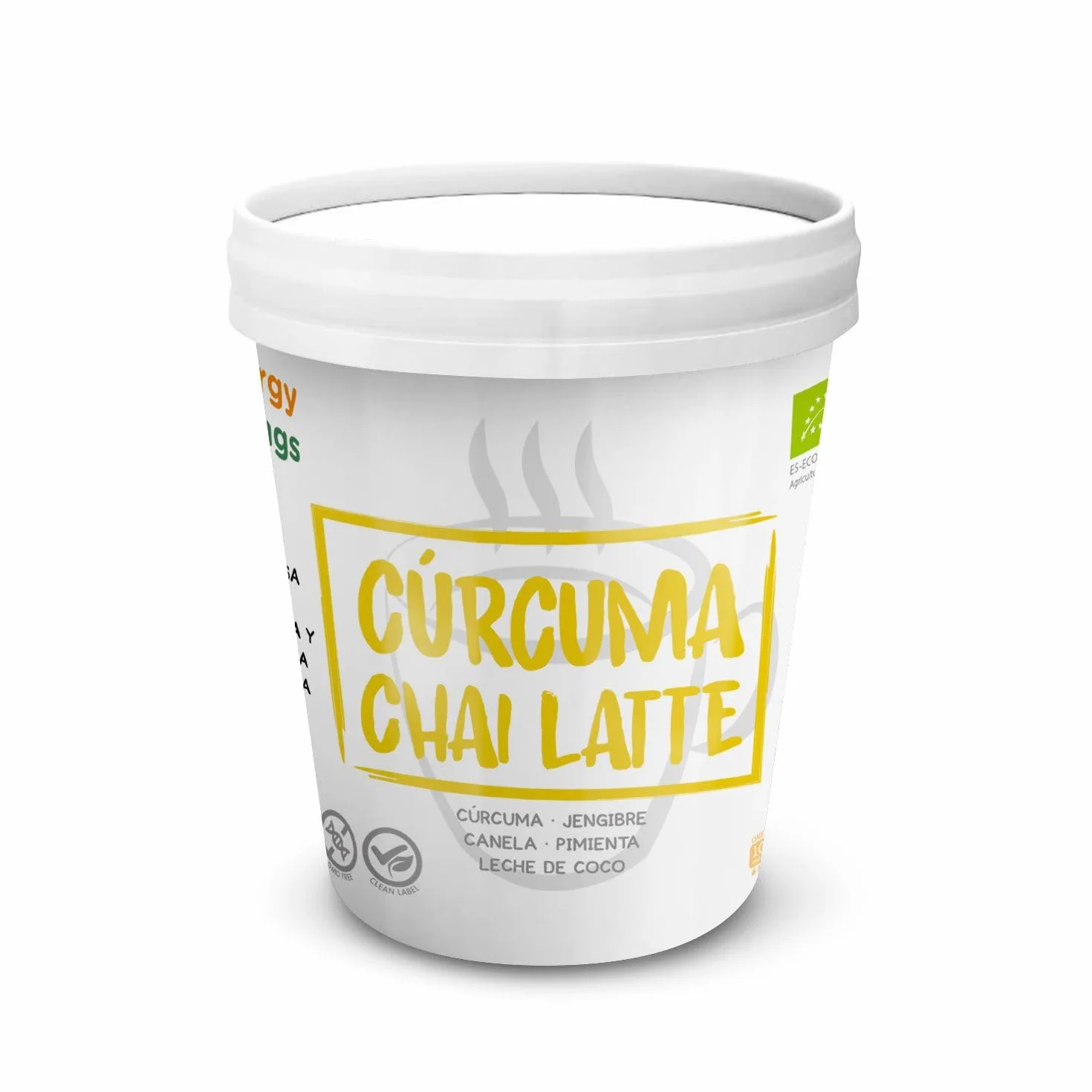 Cúrcuma Chai Latte ECO 250 g Ecológico Vegano Natural Sin Lactosa Sin Gluten