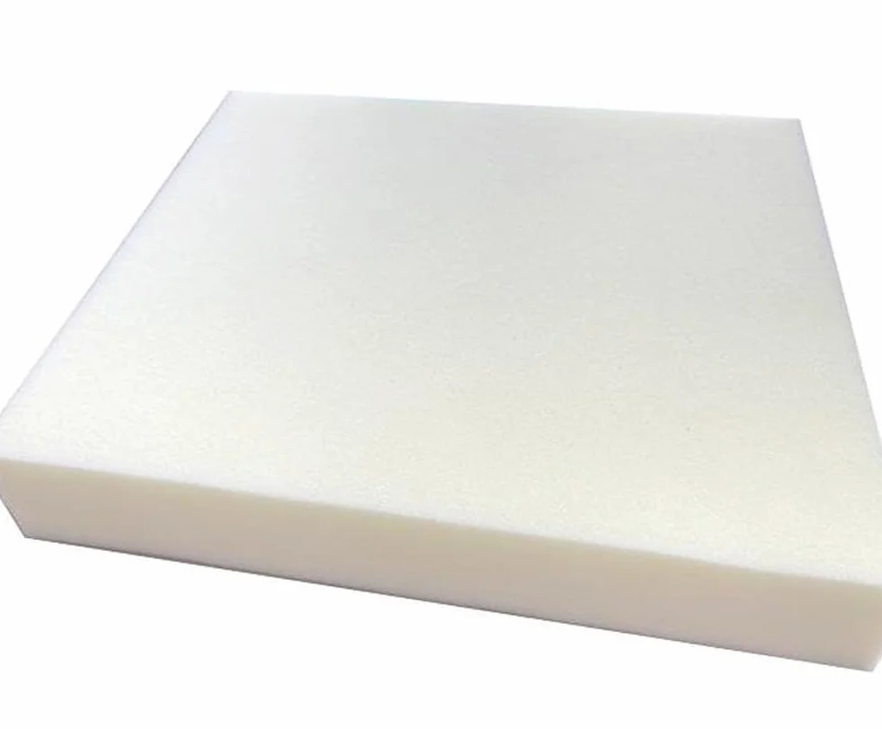 Genérico cojín del Asiento Espuma viscoelástica de Alta Densidad Blanca de 3/5/7/10 cm de Grosor, Esponja para tapicería, cojín de Repuesto para Asiento de sofá o Silla, Espuma para Manualidades (10