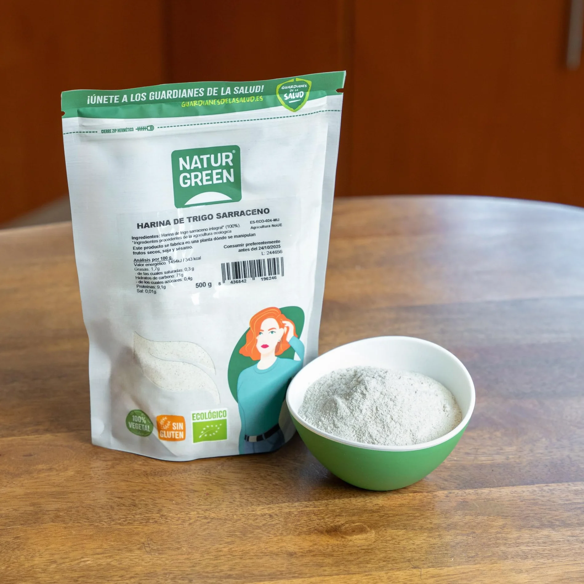 Naturgreen Harina de Trigo Sarraceno Bio sin Gluten