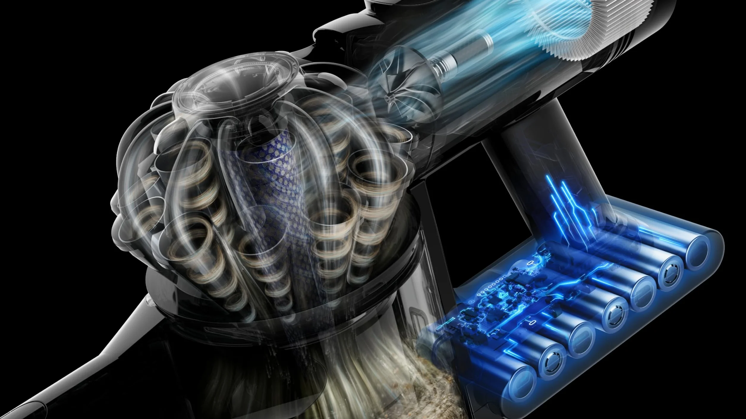 Dyson V8 Cyclone Aspiradora sin Cable 150 AW 60 min Cepillo Motorbar antienredos